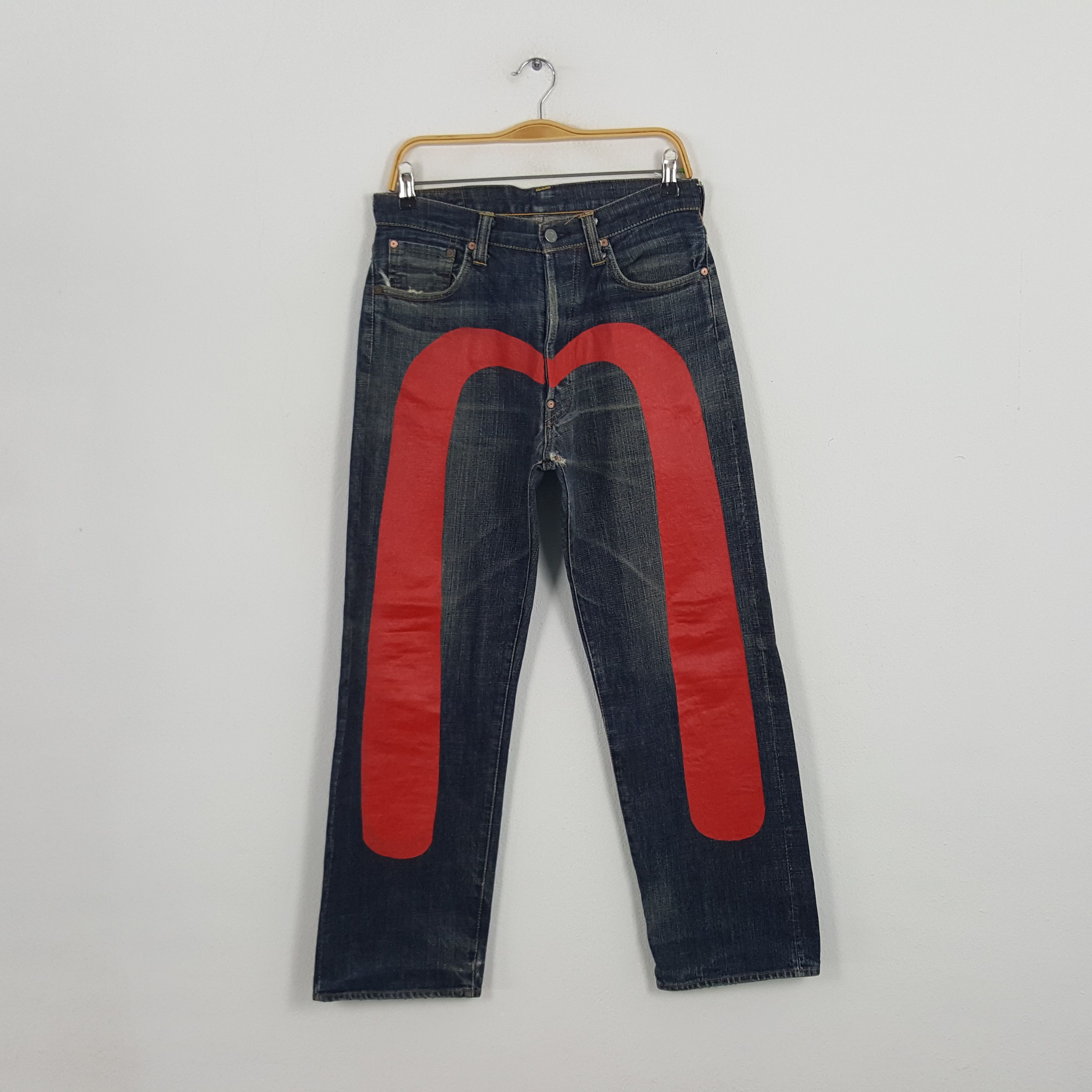 Evisu × Japanese Brand × Vintage Vintage Evisu Japanese Brand Daicock Custom Denim Jeans Size US 30 / EU 46 - 1 Thumbnail