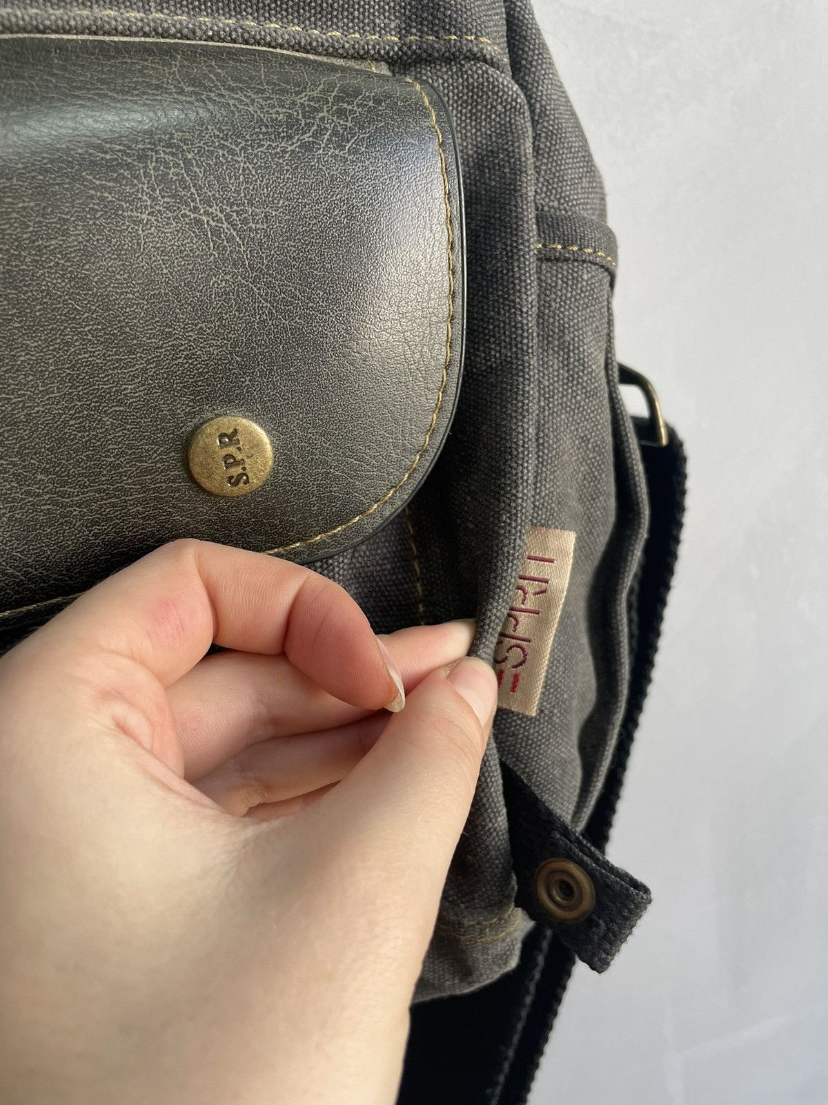 Diesel Messenger bag canvas diesel style army style y2k Size ONE SIZE - 10 Thumbnail