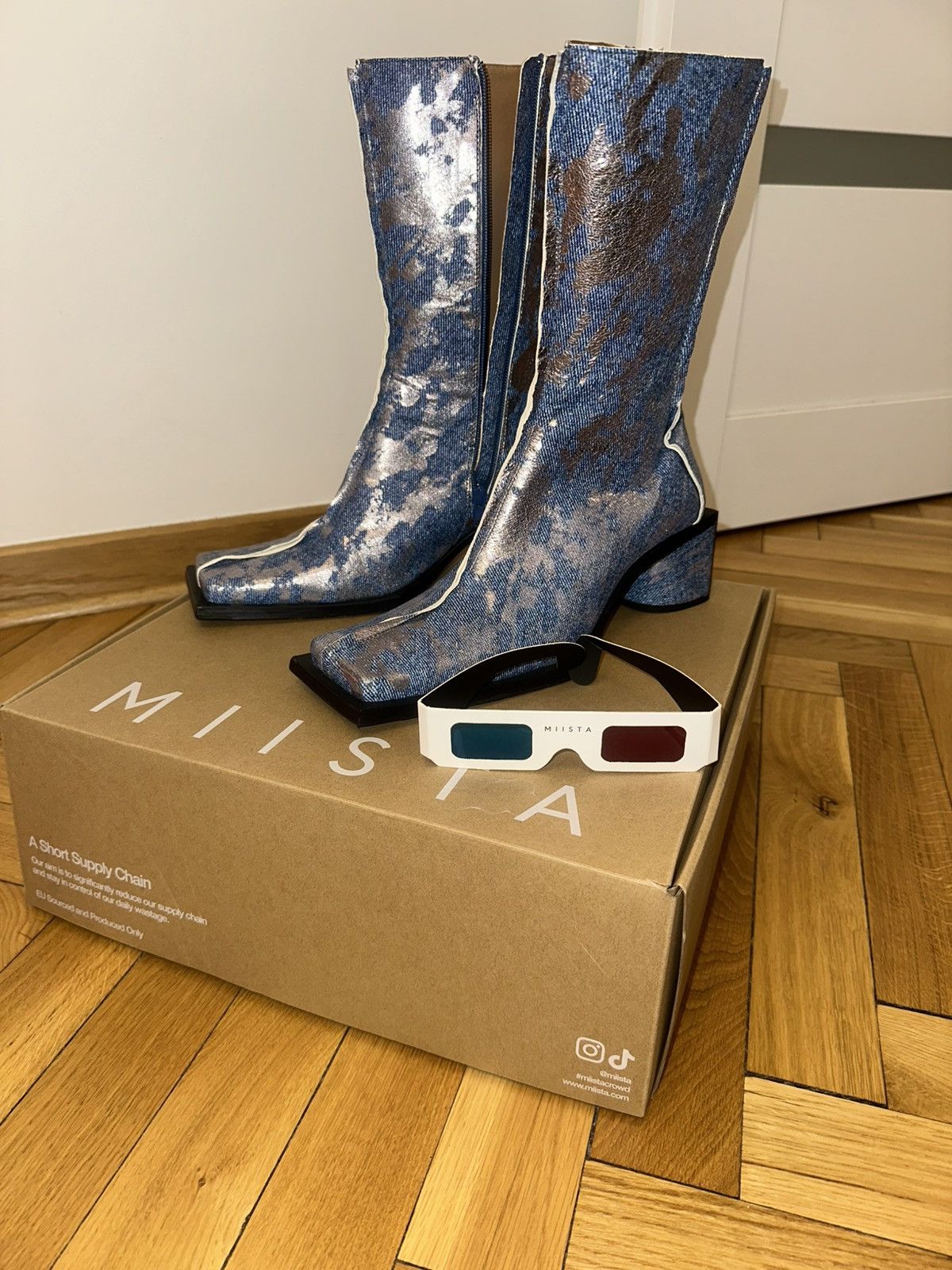 Miista Miista Reiko Denim Boots | Grailed