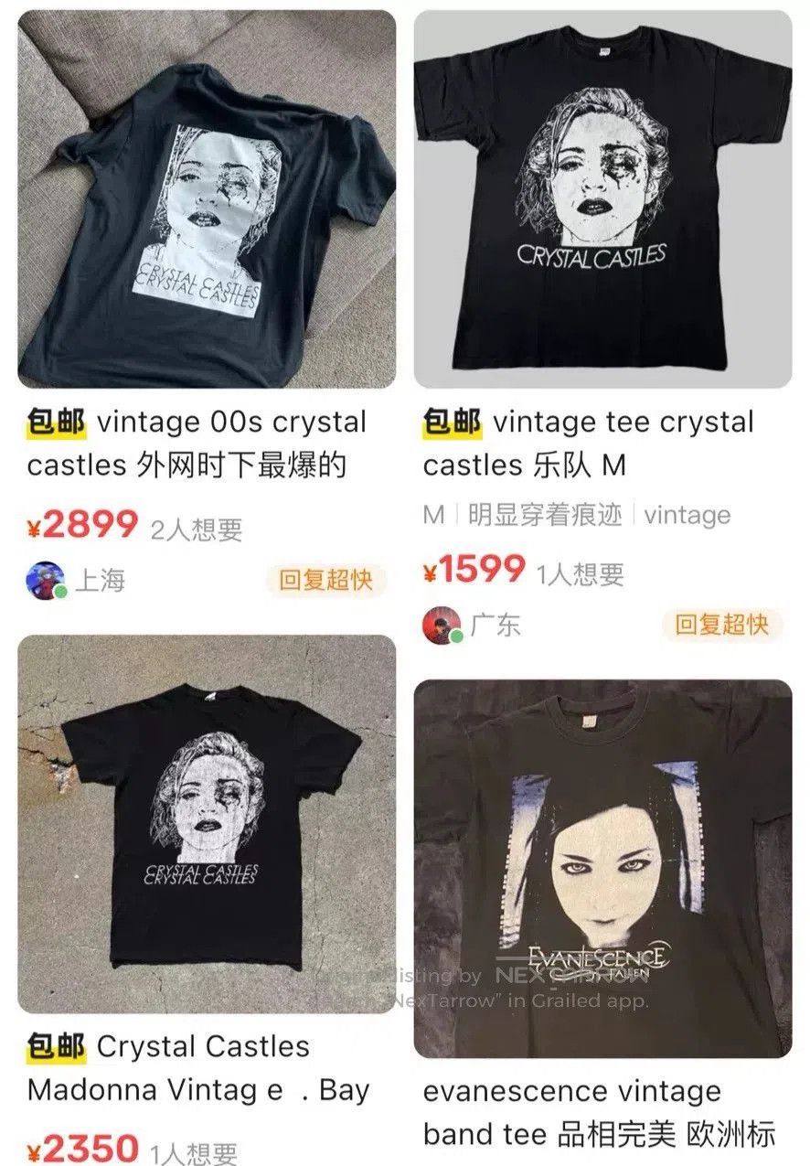 Vintage Crystal Castles Madonna Tee.