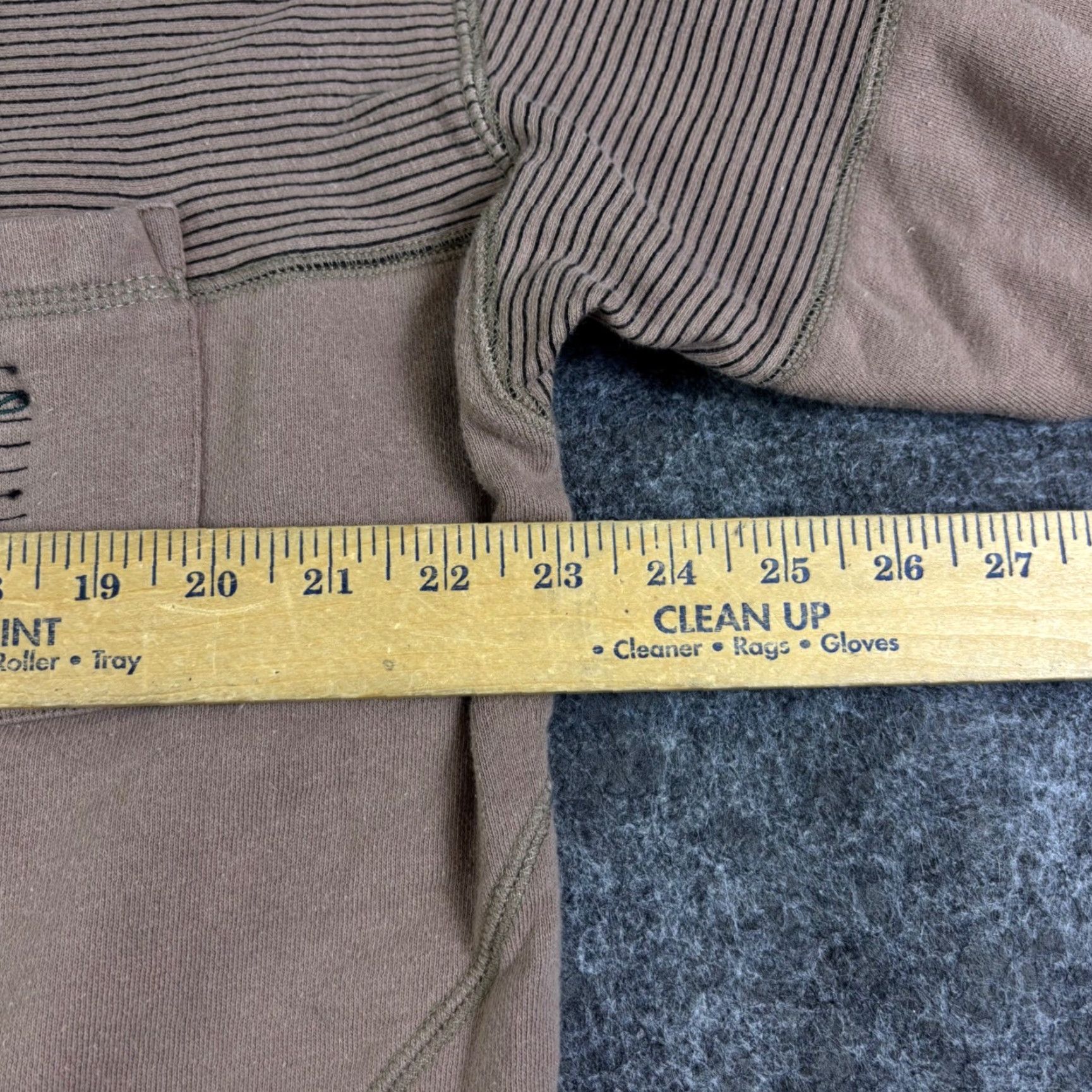 Vintage VINTAGE Trader Bay Striped Panel Crewneck Sweatshirt Mens XL Brown Cotton 90s Size US XL / EU 56 / 4 - 4 Thumbnail