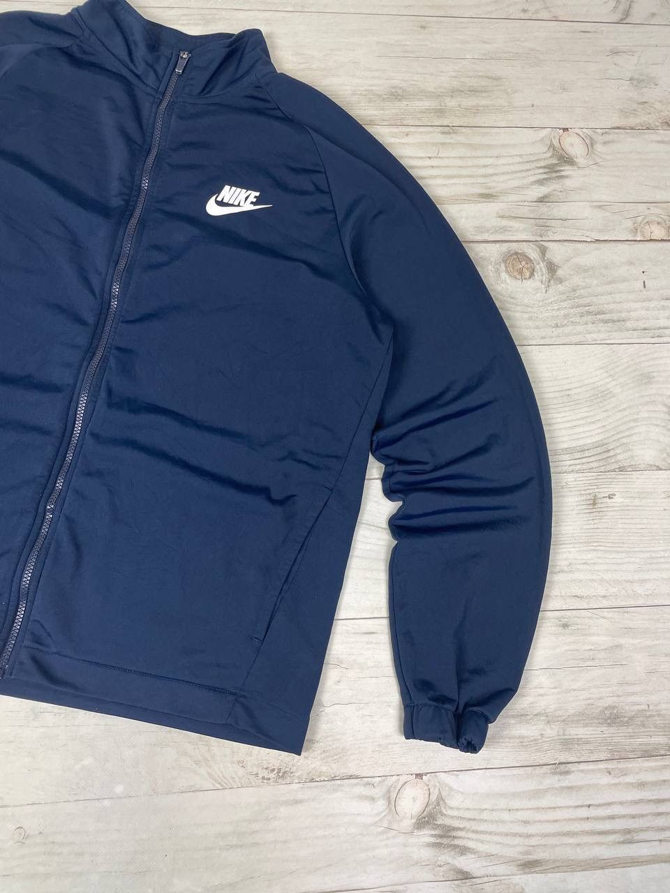 Nike Vintage Nike Track Jacket Logo Swoosh Drill Size US XL / EU 56 / 4 - 3 Thumbnail