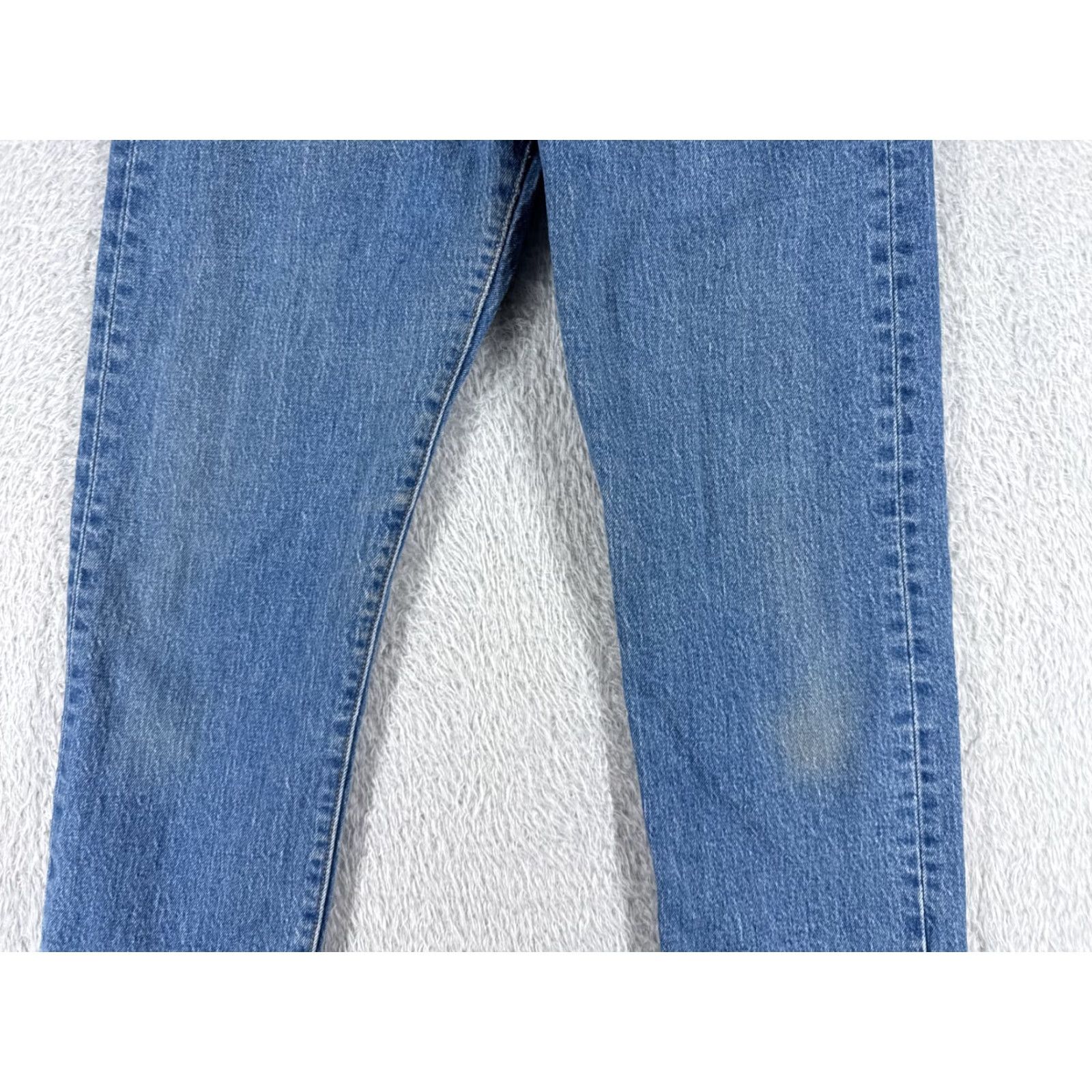 Levi's Levi's Jeans Womens 29 Blue Denim Wedgie Straight Button 28x24 Vintage No Size 29" - 3 Thumbnail