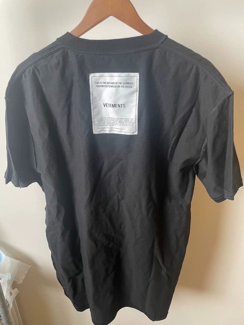 Vetements Vetements Backwards Design T-Shirt, Size XS Size US XS / EU 42 / 0 - 2 Thumbnail