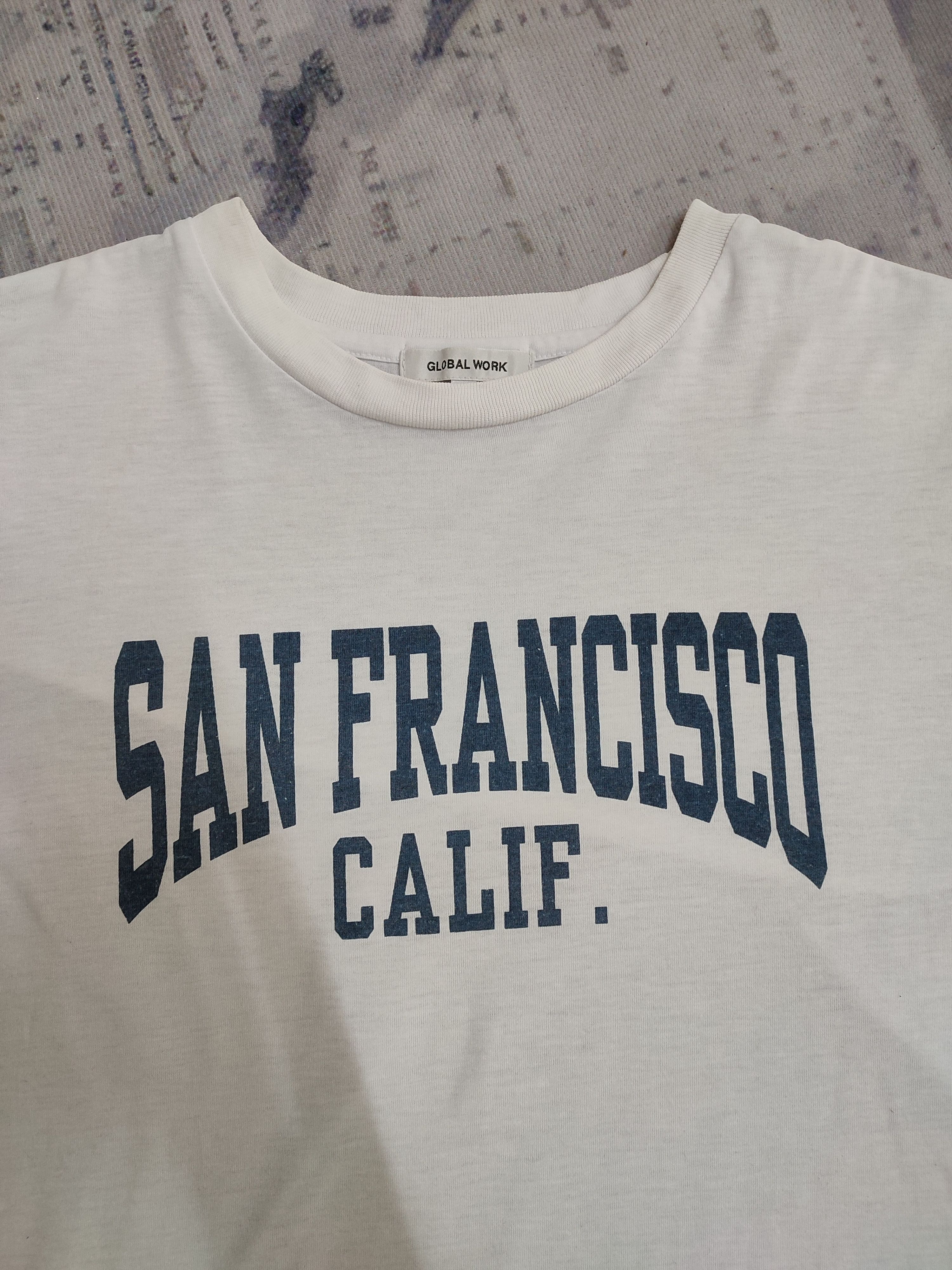 Global Work San Francisco GLOBAL WORK VINTAGE TEE Size US M / EU 48-50 / 2 - 6 Thumbnail