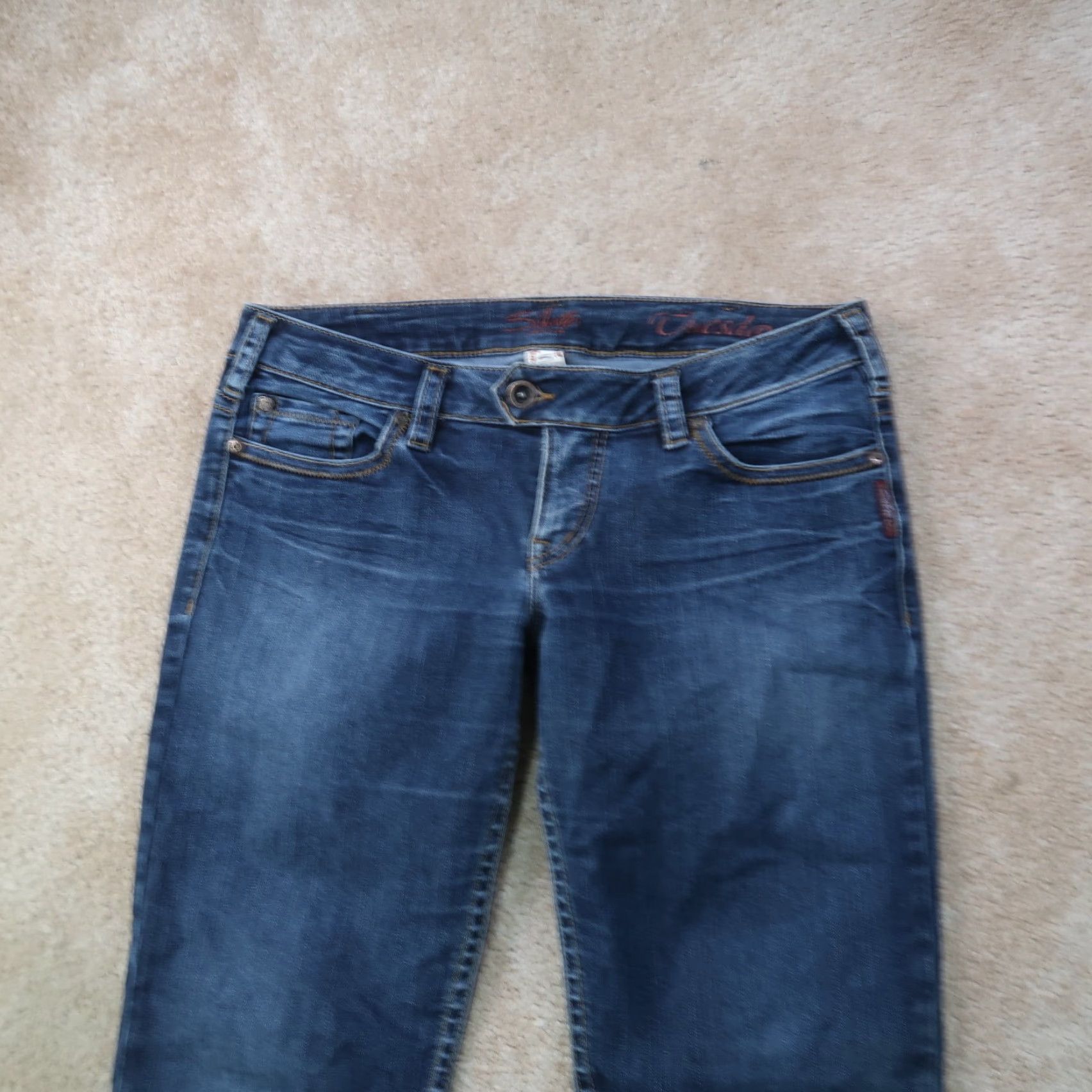 Silver Jeans Co. Silver Jeans Tuesday Jeans Women's 33x33 Blue Denim Bootcut Stretch Slim 5-Pocket Inseam 33 Regular Size 24" / US 00 / IT 34 - 2 Thumbnail