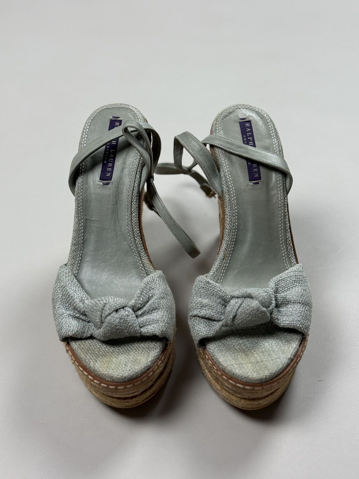 Ralph Lauren Purple Label Ralph Lauren Purple Fistina Espadrille Wedge Sandals Shoes Size US 9.5 / IT 39.5 - 10 Thumbnail