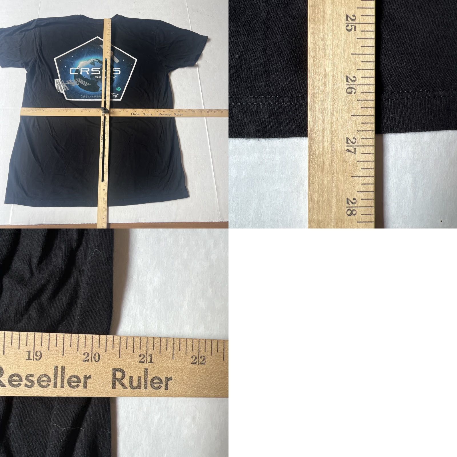 Vintage VINTAGE SpaceX Mission CRS-15 Cape Canaveral Shirt Large Black Men Crew Neck Short Sleeve Logo Double-Sided Size US L / EU 52-54 / 3 - 8 Thumbnail