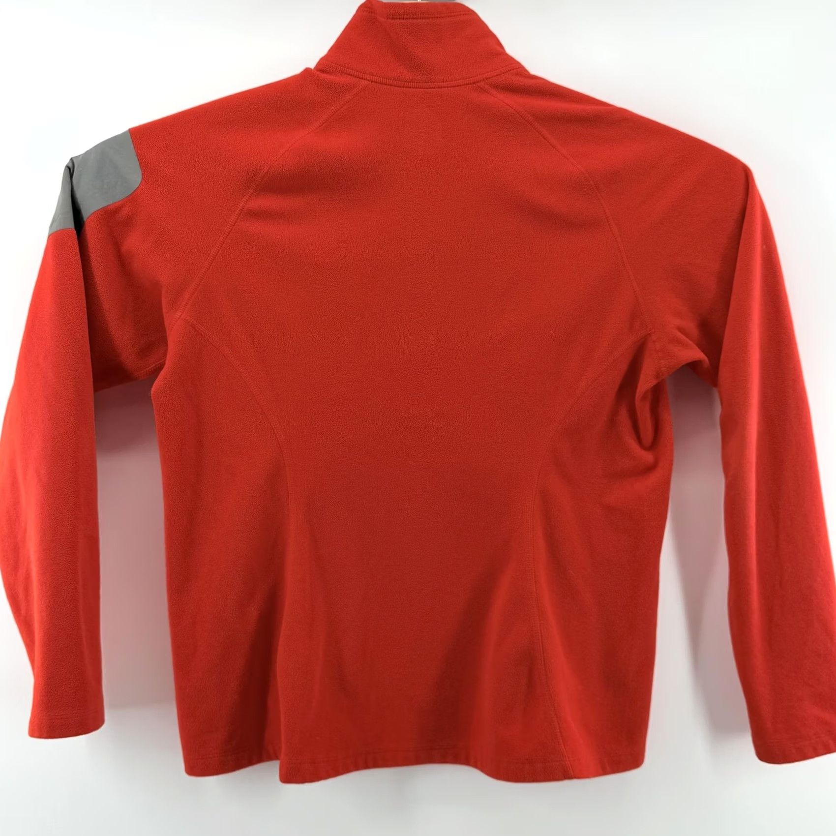 Eddie Bauer Eddie Bauer First Ascent Pullover Womens Large Orange Fleece Quarter Zip Outdoor Jacket Size L / US 10 / IT 46 - 5 Thumbnail