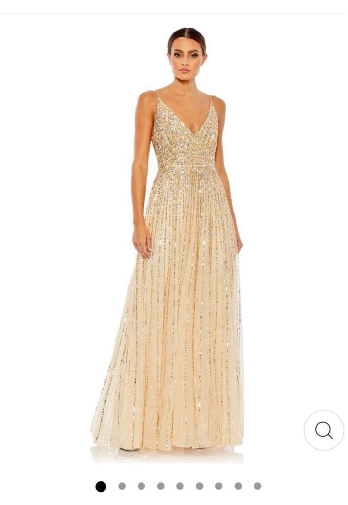 Mac Duggal Women's Mac Duggal Gold Dress Size 2 Size XS / US 0-2 / IT 36-38 - 1 Thumbnail