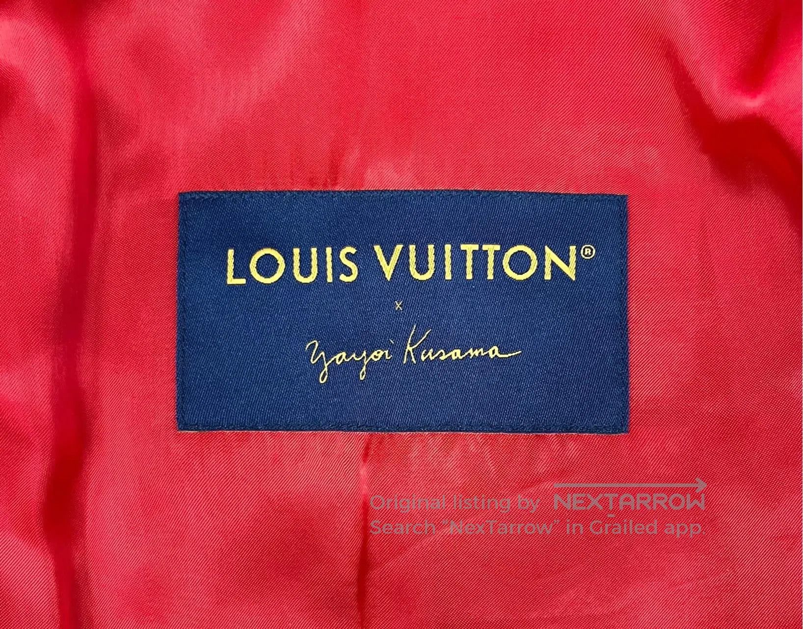 Louis Vuitton Louis Vuitton Red Embroidered Flock Floral Monogram Printe Size US M / EU 48-50 / 2 - 4 Thumbnail