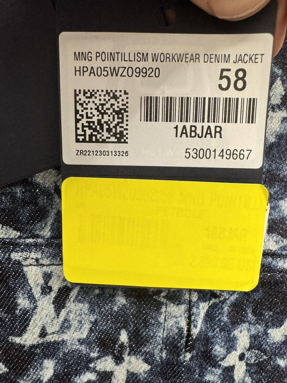 Louis Vuitton Rare! Louis Vuitton All Over Denim Jacket Size US XXL / EU 58 / 5 - 4 Thumbnail
