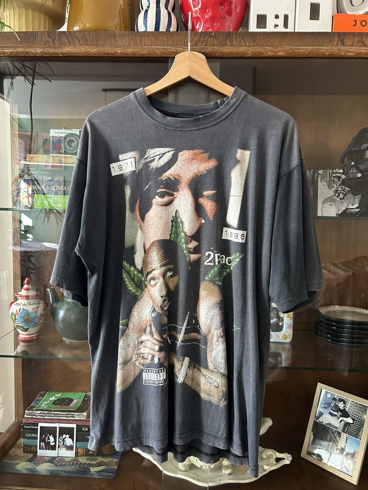 Rap Tees Vintage Rap Tee 2Pac Memorial Ultra Rare 90s Baggy Archive Size US L / EU 52-54 / 3 - 1 Thumbnail