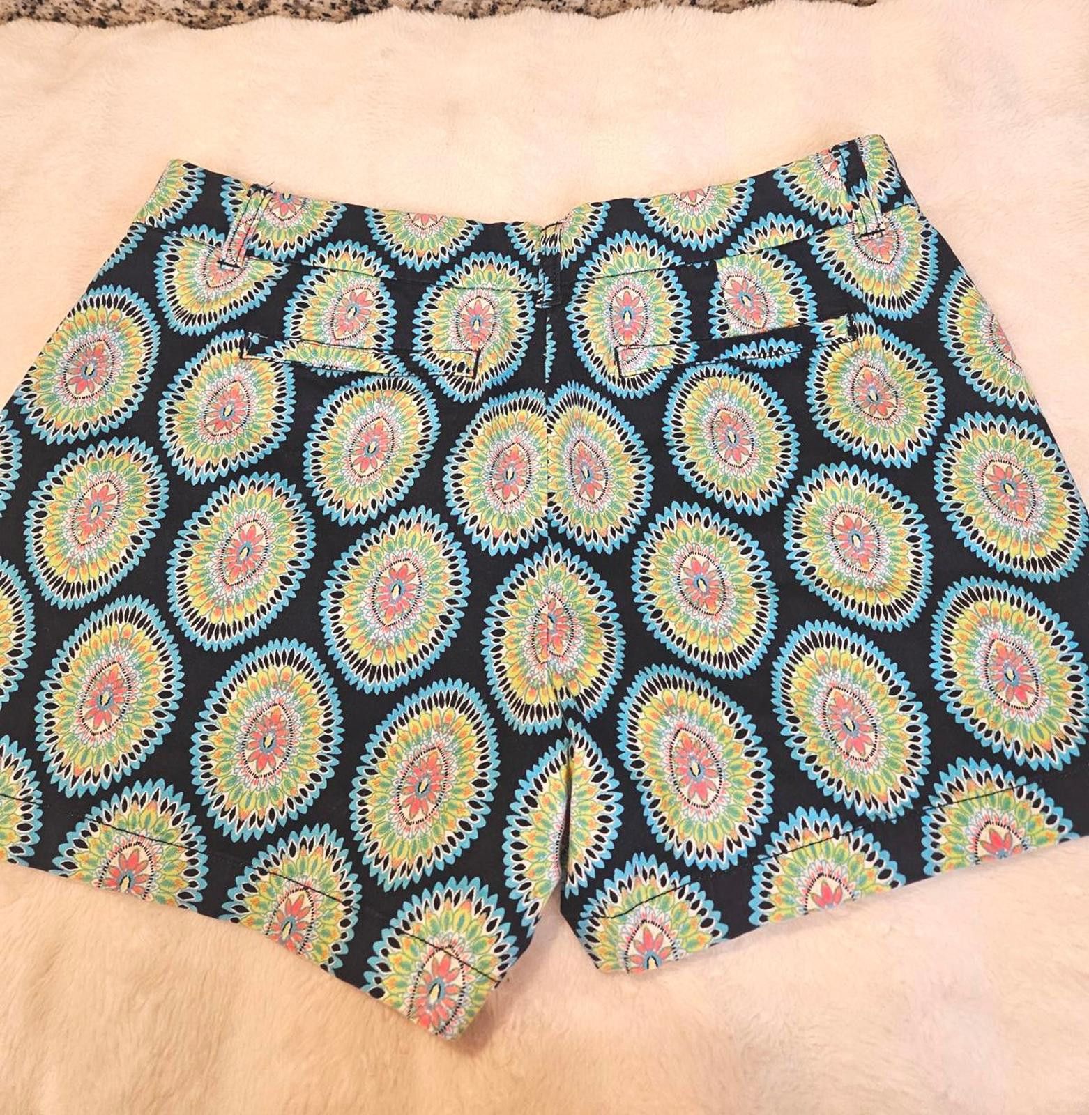 Designer Crown & Ivy Printed Shorts - Vibrant Pattern Size 34" / US 12 / IT 48 - 2 Thumbnail