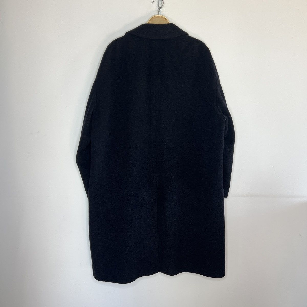 Hugo Boss Vintage Hugo Boss Wool Long Coat Jacket Black 90s Size US L / EU 52-54 / 3 - 6 Thumbnail
