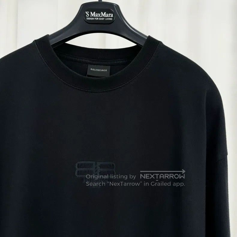 Balenciaga Balenciaga Washed Embroidered Buckle Letter Short Sleeve Size US L / EU 52-54 / 3 - 3 Thumbnail