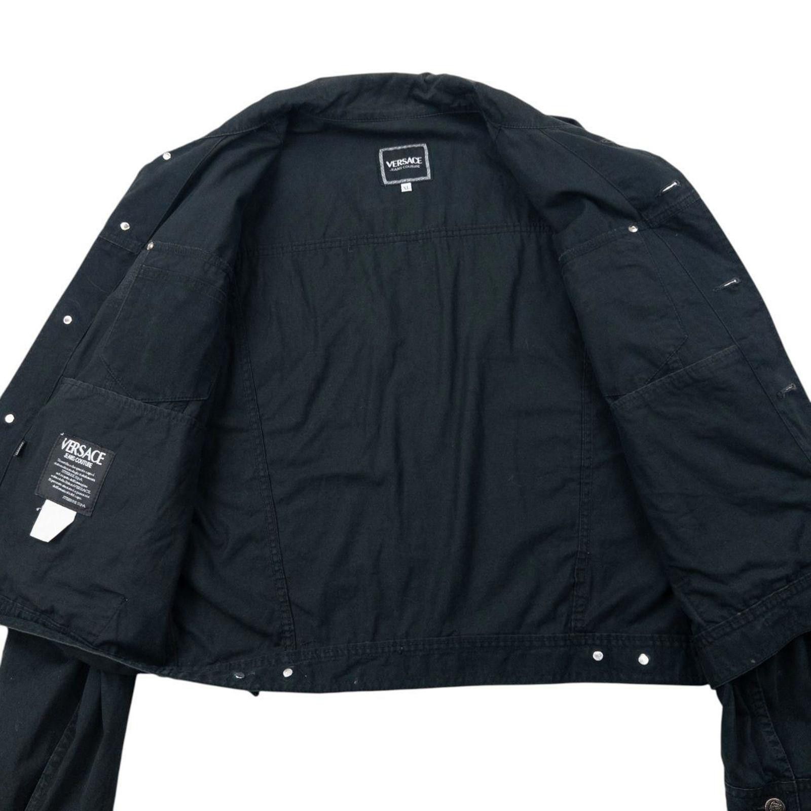 Versace Vintage 90s Versace Jeans Couture Button Up Jacket Size XL Size US XL / EU 56 / 4 - 4 Thumbnail