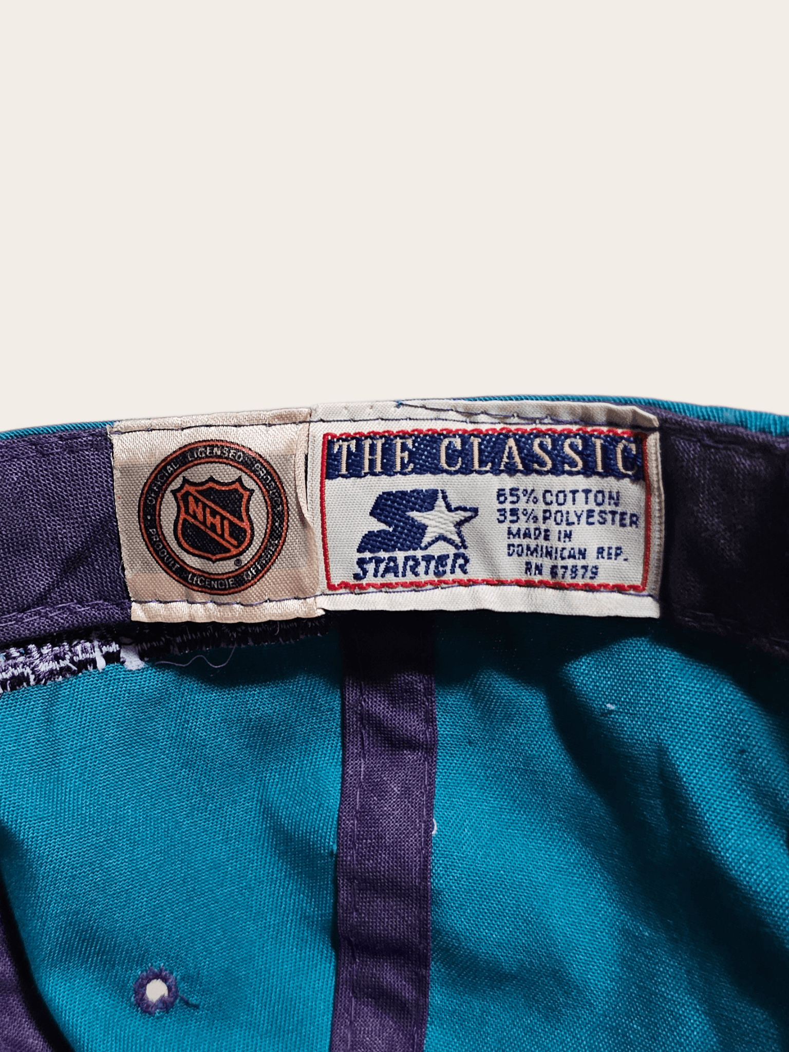 Starter Mighty Ducks Starter 90's Hat Size ONE SIZE - 7 Thumbnail