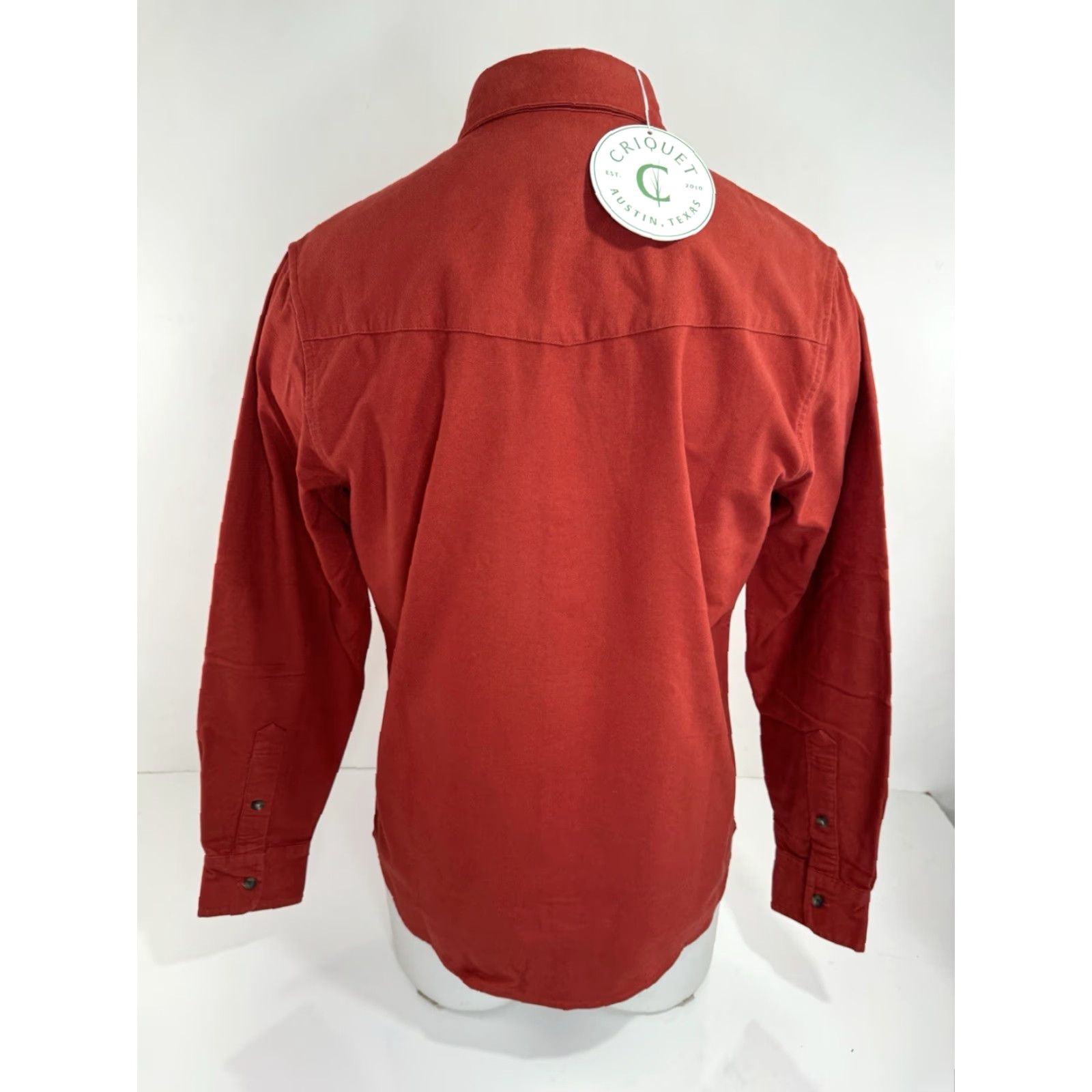 Vintage CRIQUET Austin - NEW w TAG - Heavy Duty Chamois Flannel Work Mens S Shirt Size US S / EU 44-46 / 1 - 3 Thumbnail