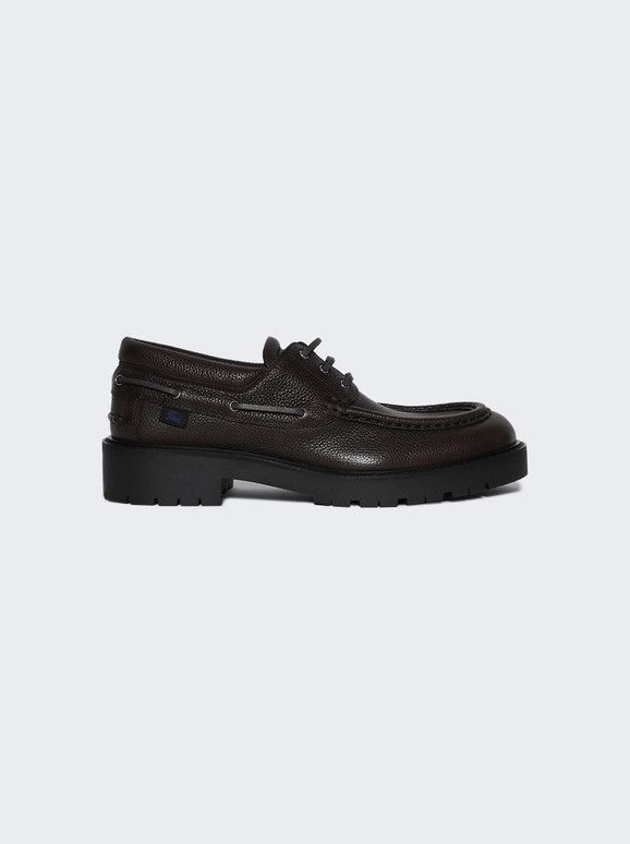 Burberry o1mle0326 Raft Boat Shoes in Brown Size US 7 / EU 40 - 1 Thumbnail