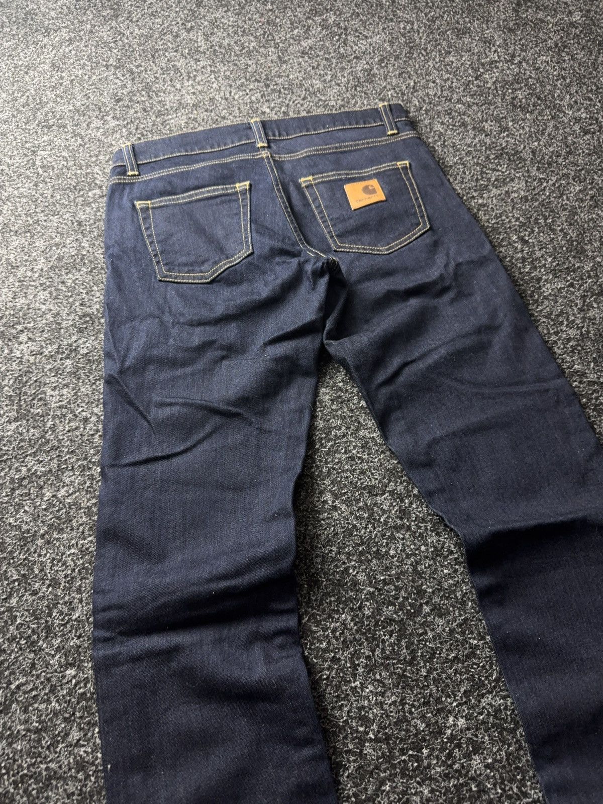 Carhartt 00s Carhartt Rebel Pant Raw Indigo Denim Workwear Jeans Size US 28 / EU 44 - 14 Thumbnail
