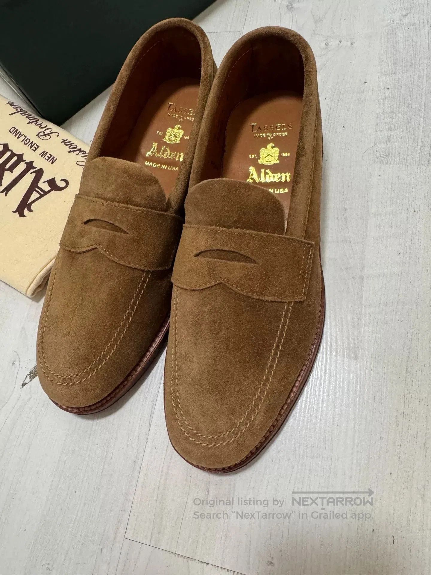 Alden Alden 5735F MTO Penny Loafers. Size US 8 / EU 41 - 8 Thumbnail