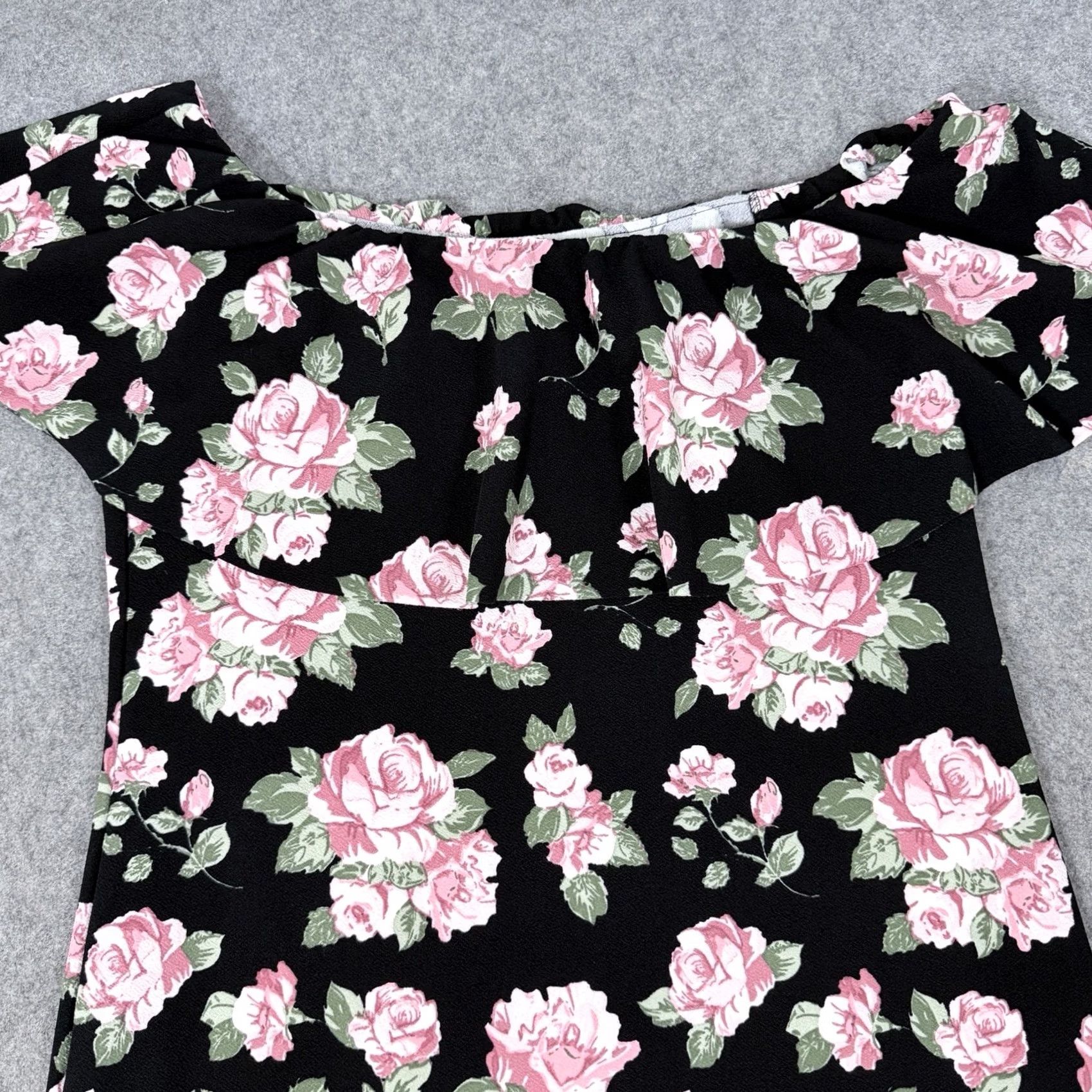 Almost Famous Almost Famous Floral Pullover Dress Women's Size 3X Multicolors Size XXL / US 16-18 / IT 52-54 - 2 Thumbnail