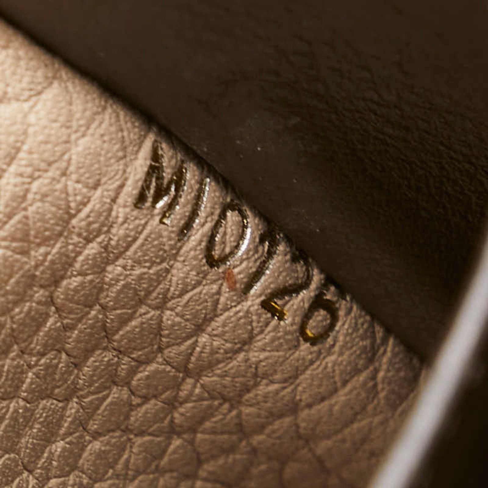 Louis Vuitton Brown Leather Capucines