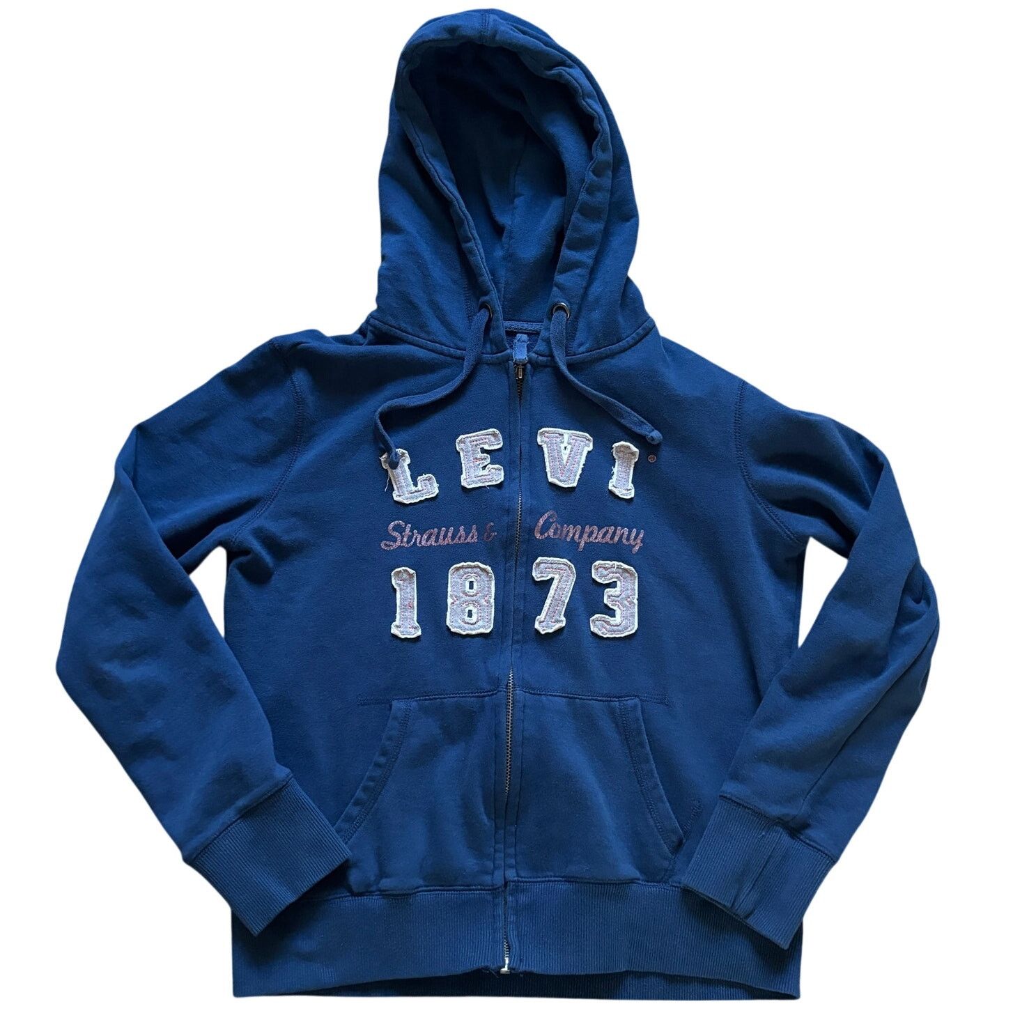 Levi's y2k style levis zip up hoodie womens small Size S / US 4 / IT 40 - 1 Thumbnail