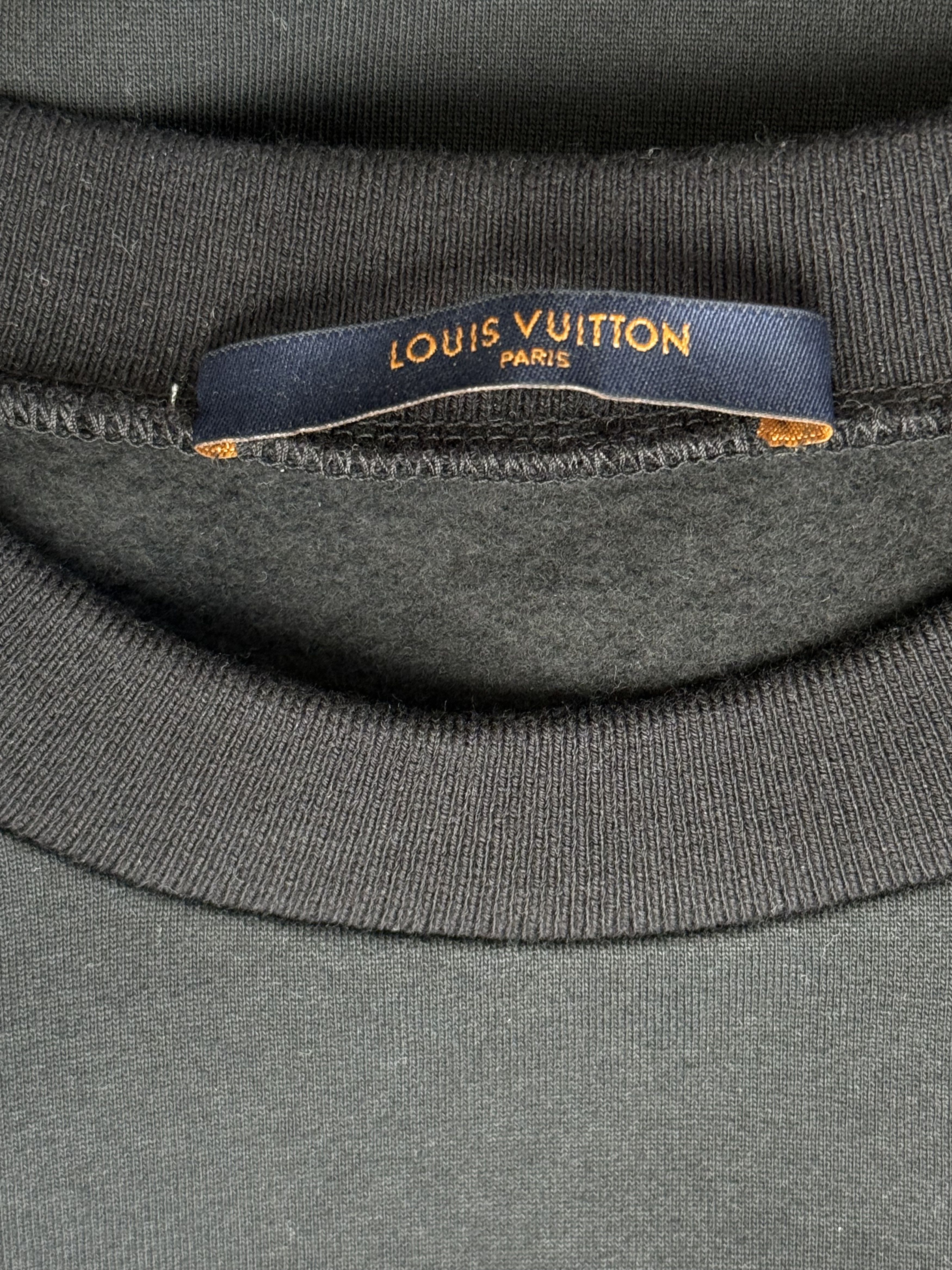 Louis Vuitton Louis Vuitton Black & White LV Stitch Logo Sweater Size US L / EU 52-54 / 3 - 3 Thumbnail