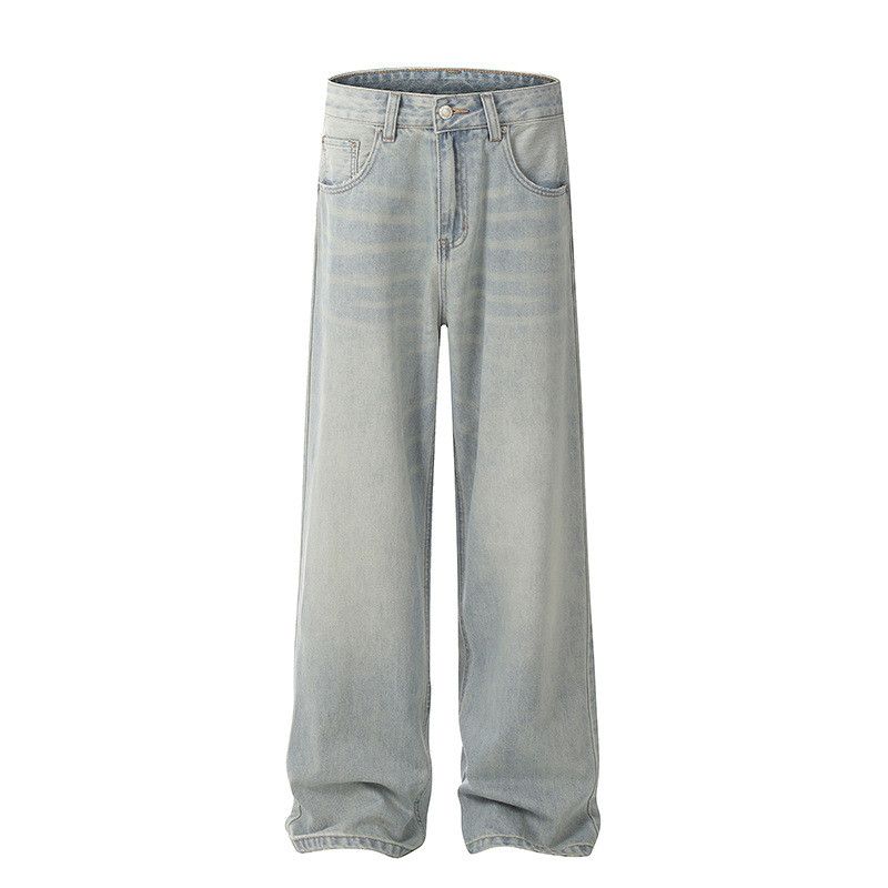 Jean American retro washed blue straight-leg flared jeans for men Size US 32 / EU 48 - 1 Thumbnail