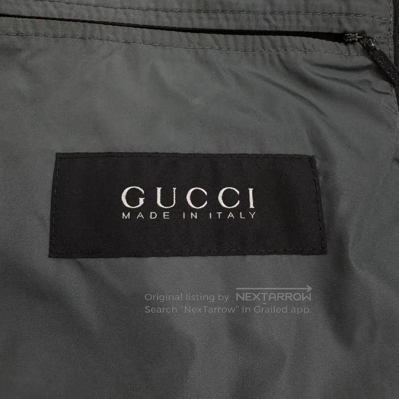 Gucci Gucci Leather Paneled Bomber Jacket. Size US M / EU 48-50 / 2 - 5 Thumbnail