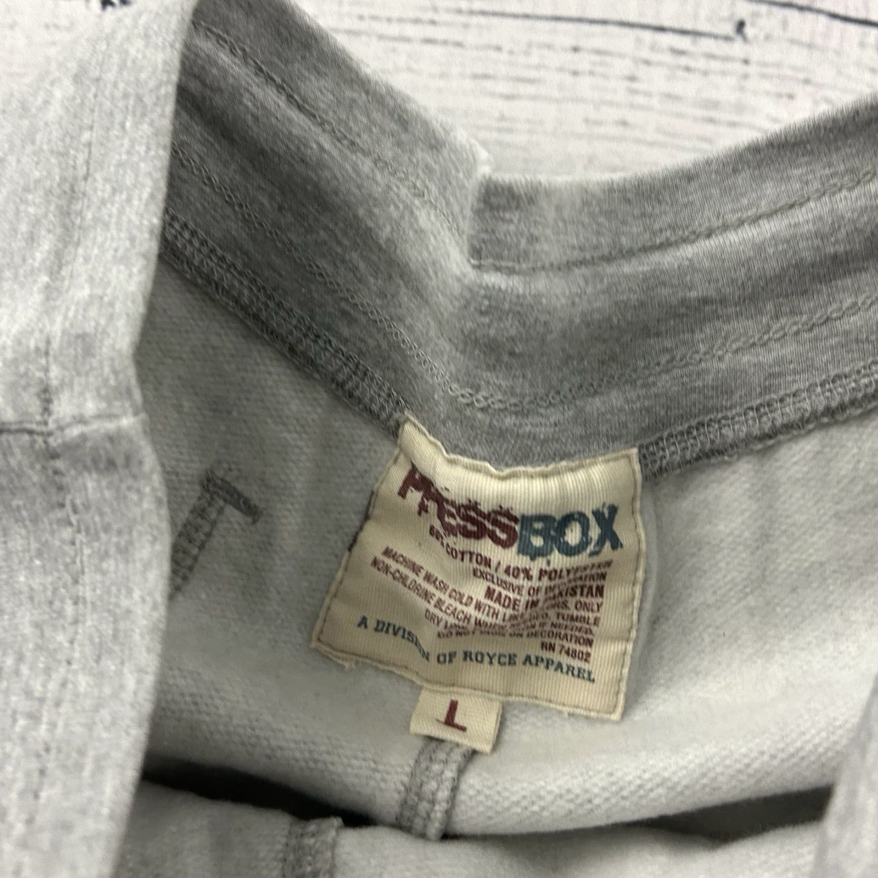 Vintage VINTAGE Pressbox Oklahoma Sooners Wide-Leg Sweatpants Women's L Gray Sweatpants Pressbox Oklahoma Sooners Women's L Gray Size 36" / US 14 / IT 50 - 5 Thumbnail