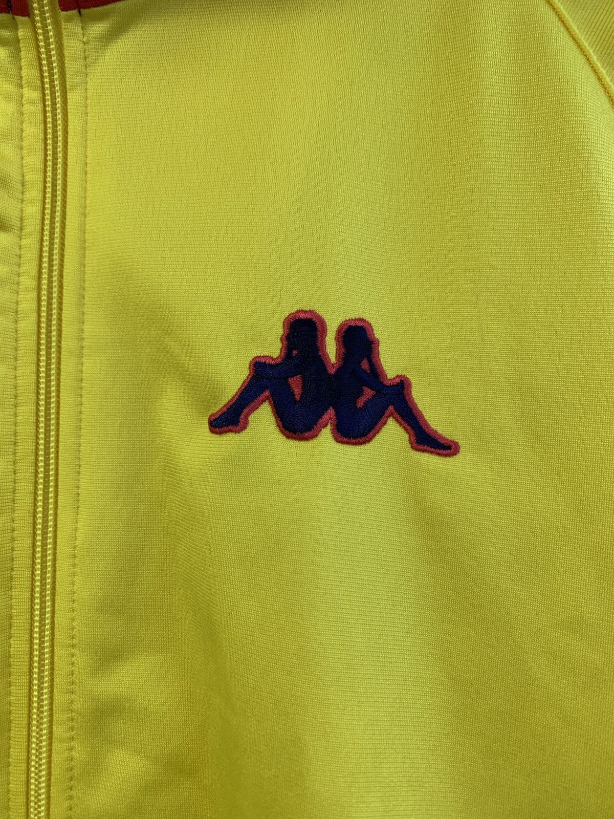Kappa Vintage Kappa Track Jacket Yellow Windbreaker Men's Size US XL / EU 56 / 4 - 2 Thumbnail