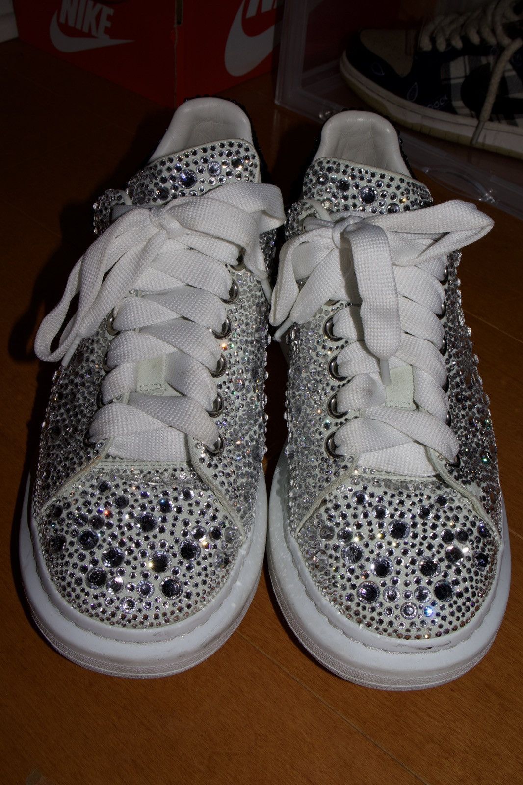 Alexander McQueen Alexander McQueen Crystal Embellished Oversized Sneaker Size US 9 / IT 39 - 10 Thumbnail