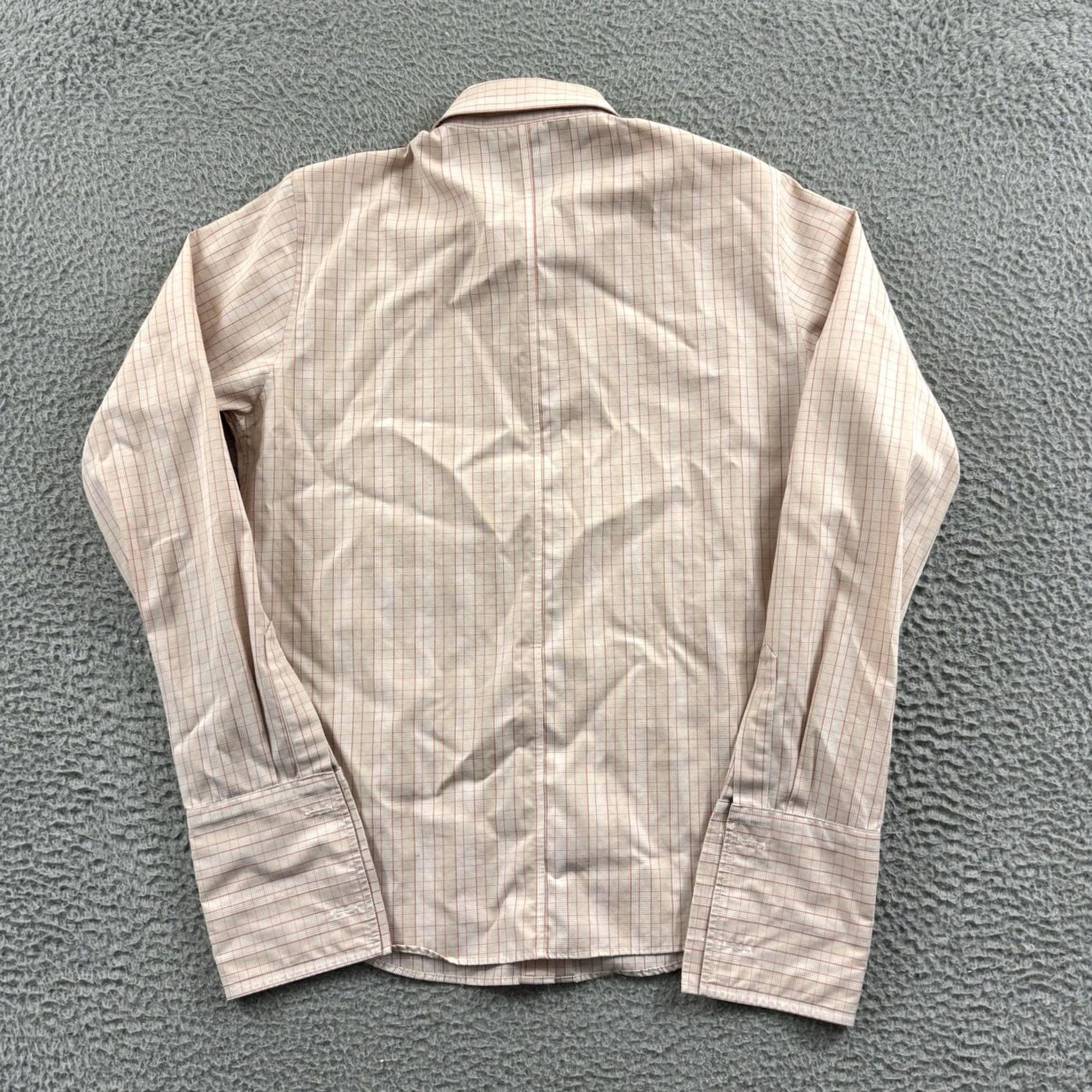 Brooks Brothers Brooks Brothers Shirt Womens Small Beige Long Sleeve Button Down Check Preppy Size S / US 4 / IT 40 - 7 Thumbnail