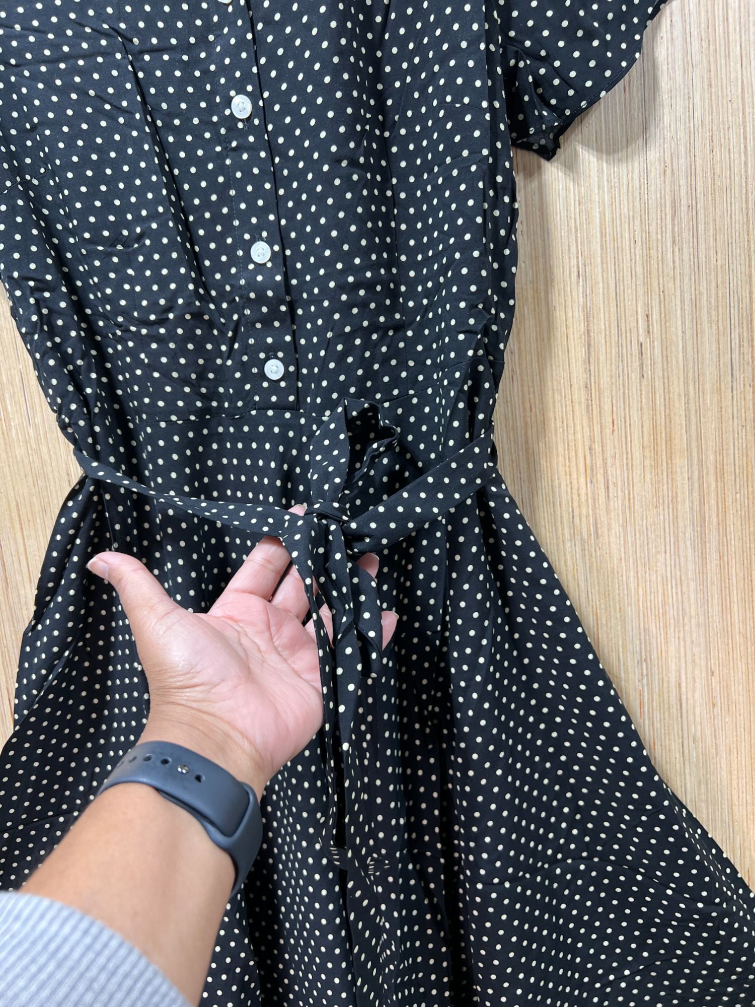 Chaps Chaps- Women's Casual Bohemian Midi Dress V-Neck With Wavy S Size S / US 4 / IT 40 - 12 Thumbnail