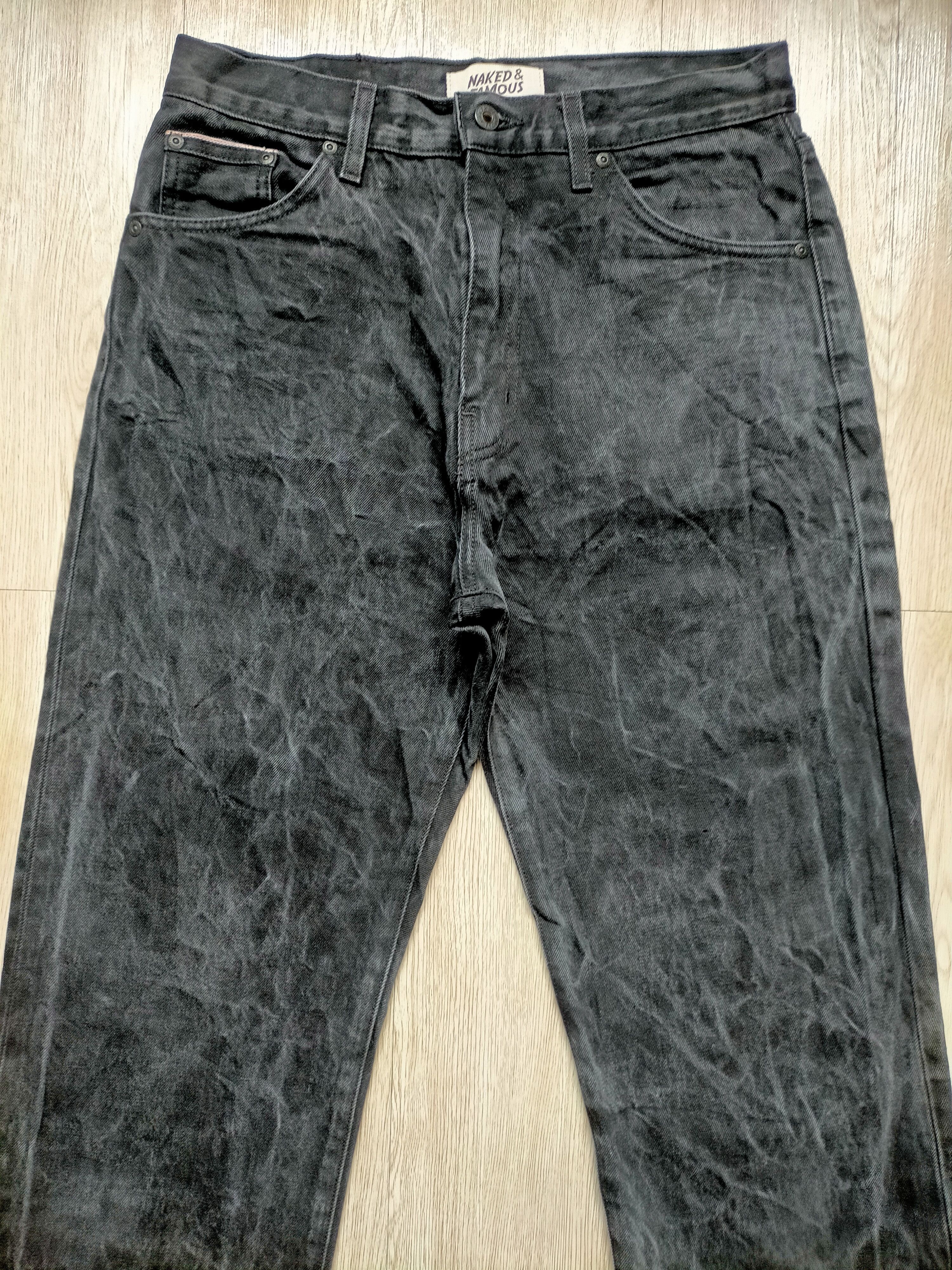 Naked & Famous Naked & Famous Selvedge Black Denim Size US 30 / EU 46 - 3 Thumbnail