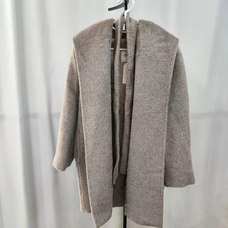 Max Mara Max Mara Alpaca wool blended hooded coat Size M / US 6-8 / IT 42-44 - 1 Thumbnail