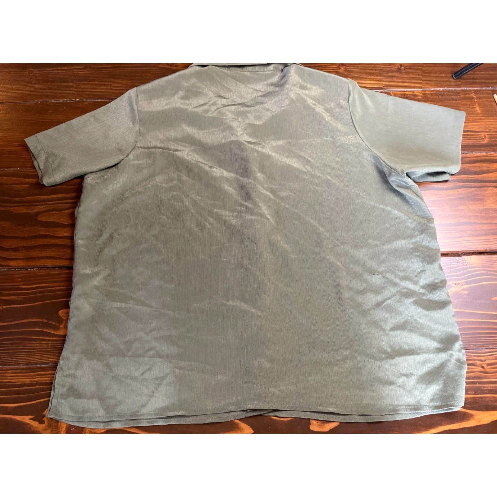 Vintage VINTAGE Ship N Shore Shirt Womens Plus Size 24W Green Shoulder Pads T-Shirt Casual Size 4XL / US 24-26 - 2 Thumbnail