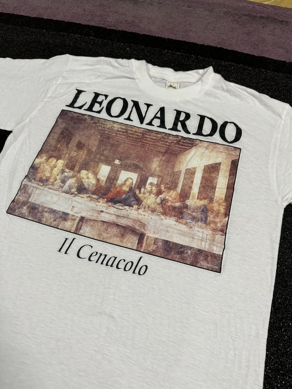Vintage Vintage Leonardo Da Vinci Art Il Cenacolo Italian Art Tee Size US S / EU 44-46 / 1 - 3 Thumbnail