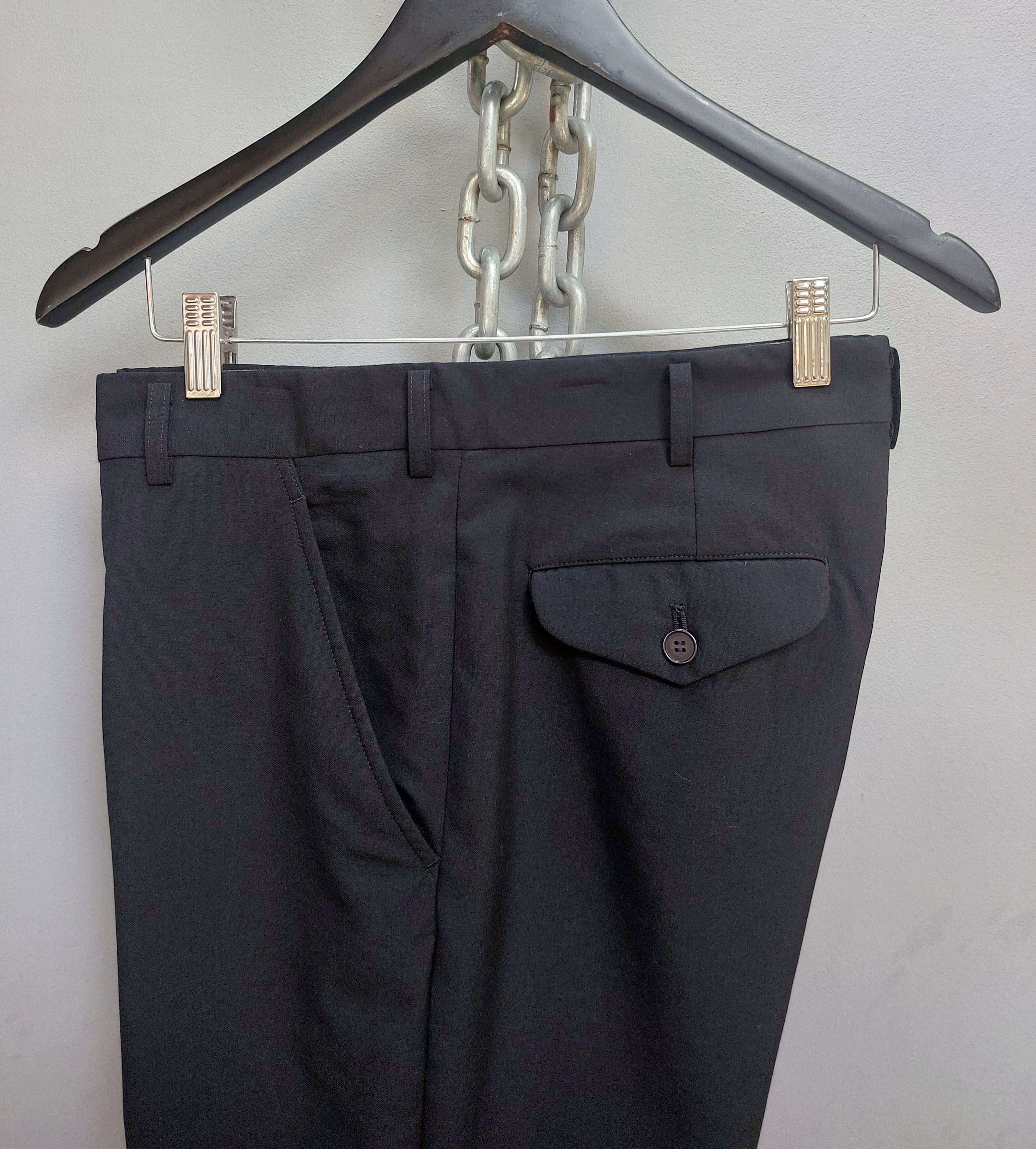 Comme des Garcons Homme Comme des Garcons Homme Plus AD 2012 Flat Front Wool Pants Size US 34 / EU 50 - 15 Thumbnail
