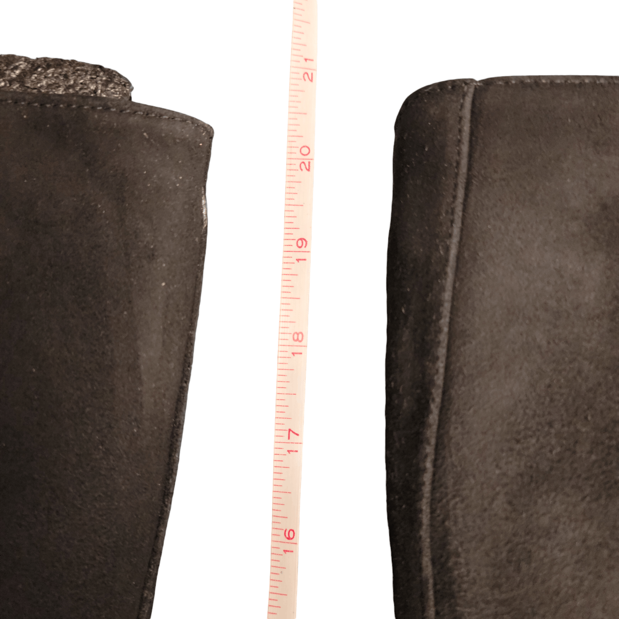 Nine West Nine West Black Suede Leather Tall Heeled Boots Size US 7 / IT 37 - 8 Thumbnail