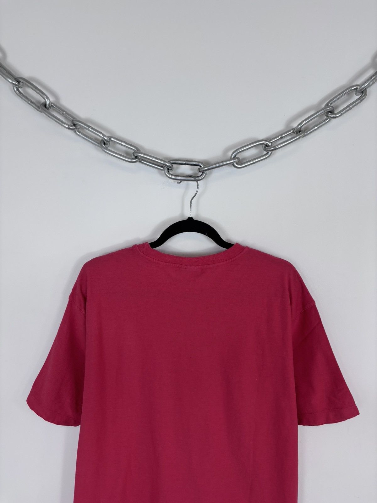 Trussardi Trussardi Jeans Men’s Red Big Plush Logo T-Shirt Tee Size US XL / EU 56 / 4 - 13 Thumbnail
