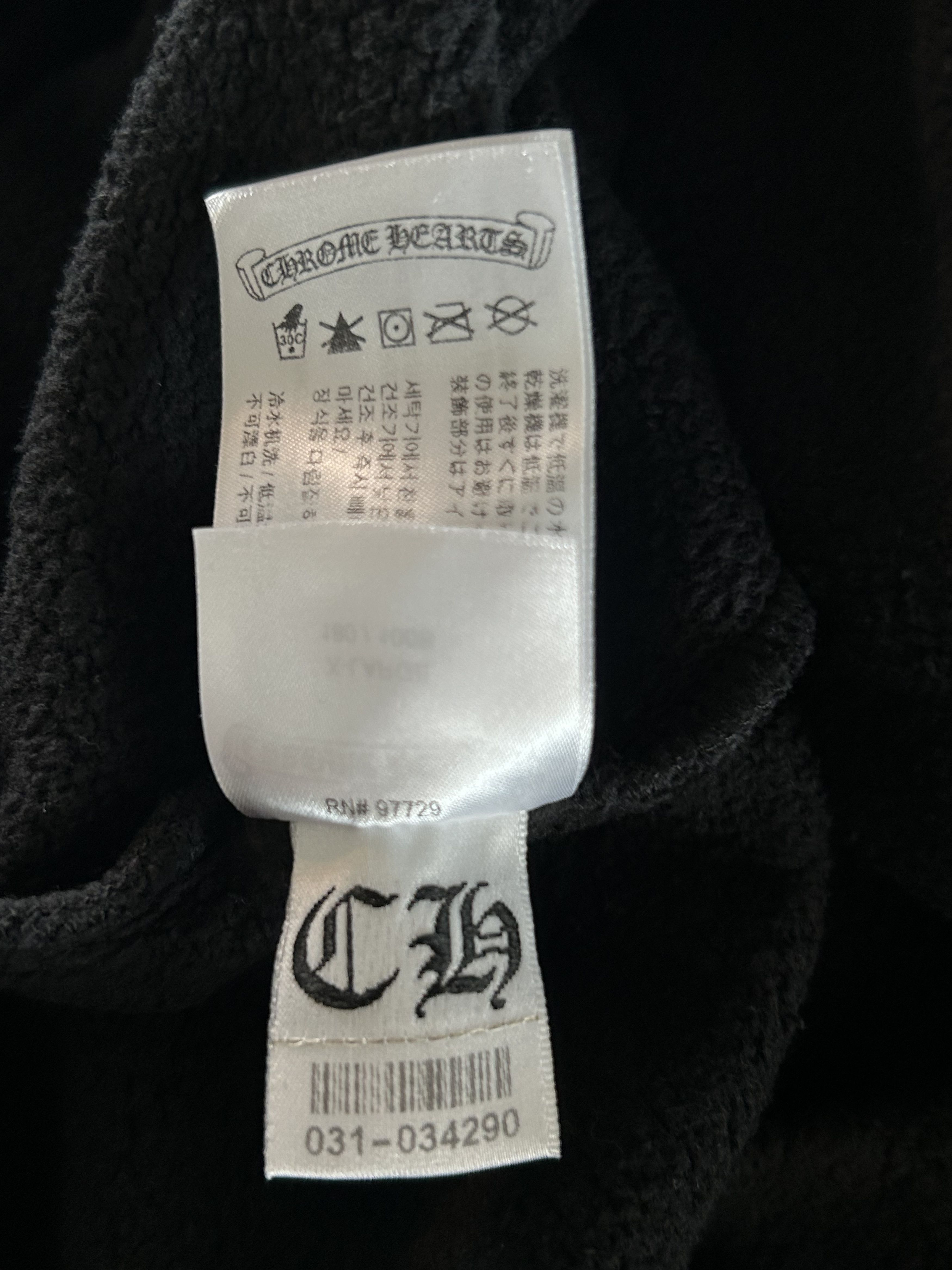 Chrome Hearts Chrome Hearts Black Racing Stripes Hoodie Size US XL / EU 56 / 4 - 7 Thumbnail