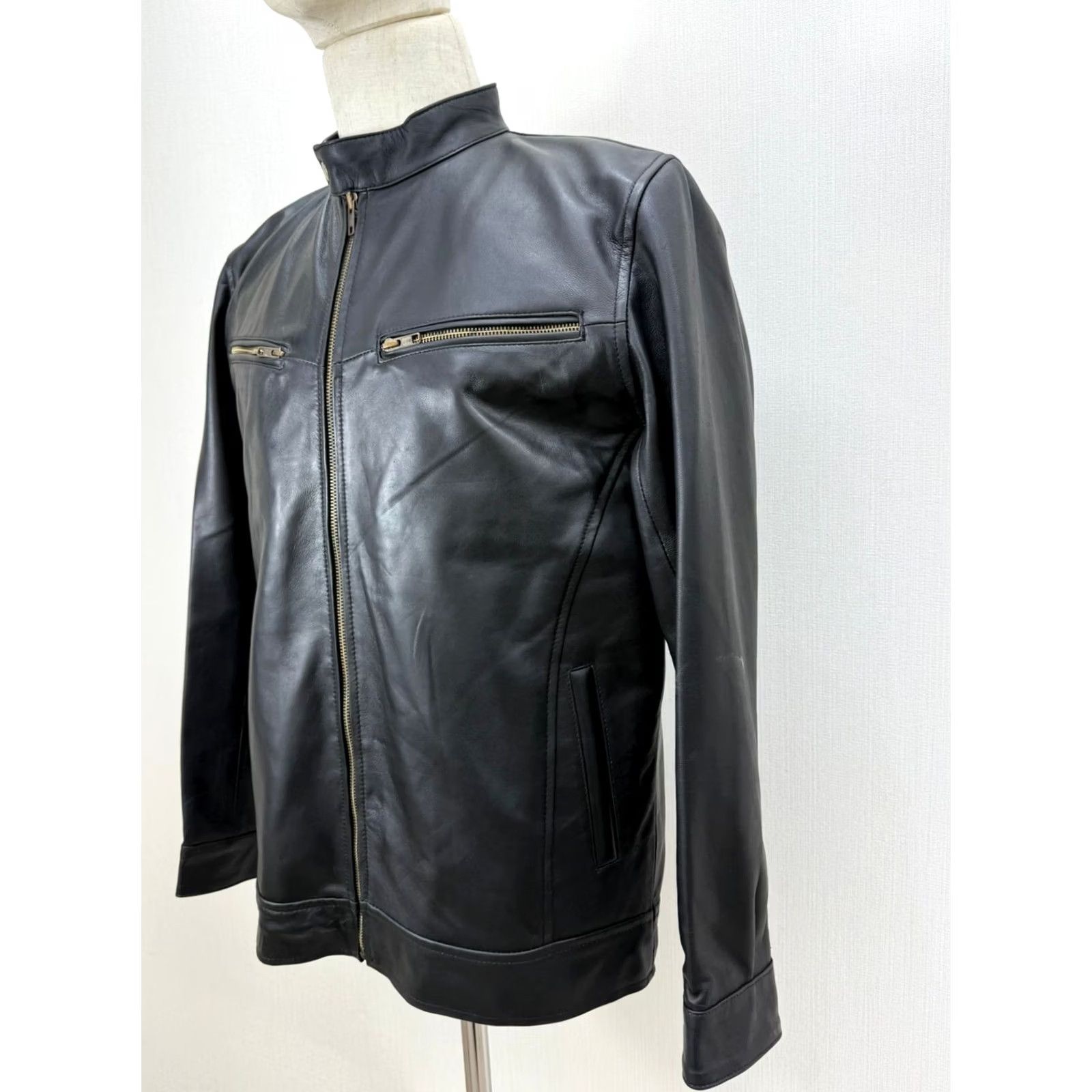 Vintage Italian Genuine Leather Jacket Premium Soft Black Size L Men's Size US L / EU 52-54 / 3 - 5 Thumbnail