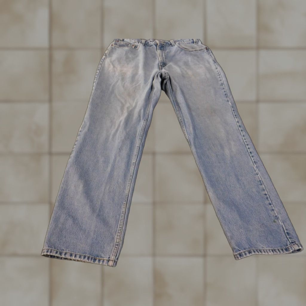 Levi's VINTAGE Levi's 501 Jeans Mens 36x32 Blue Denim Button Fly Straight Leg Classic 90s Style Mens Jeans Regular Denim Cotton 90s Vintage Size US 36 / EU 52 - 1 Thumbnail