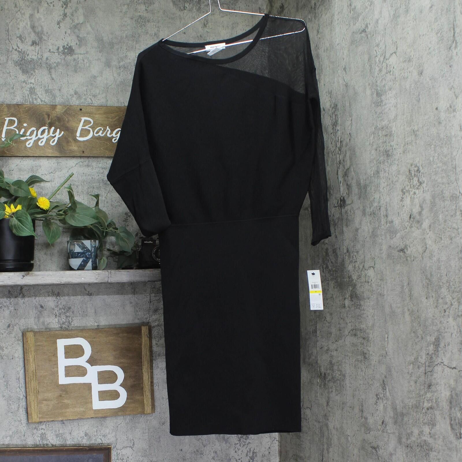 DKNY Nwt Dkny Womens Sweater Mesh Sleeve Dress Dd4hnc35 Black M Size M / US 6-8 / IT 42-44 - 1 Thumbnail