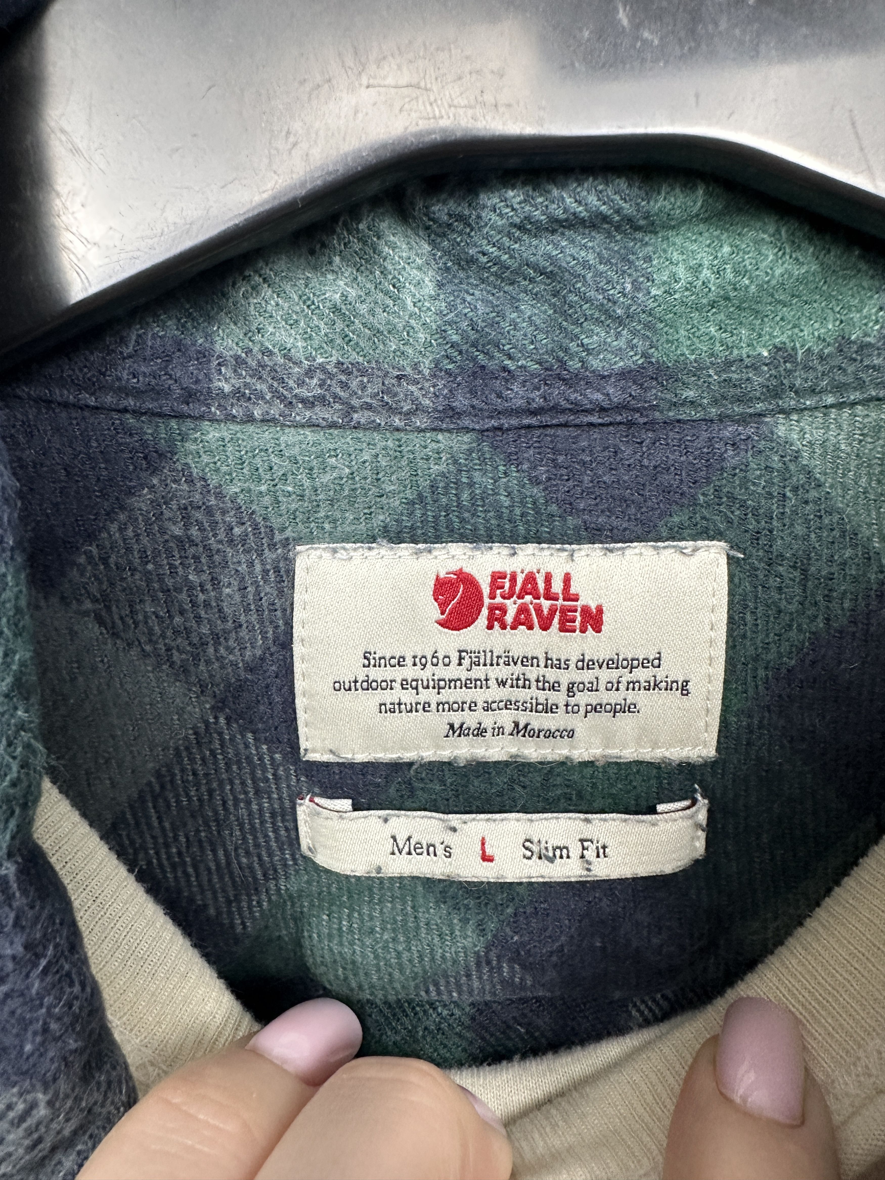 Fjallraven Fjallraven Vintage Mens Flannel Plaid Shirt Size US L / EU 52-54 / 3 - 4 Thumbnail
