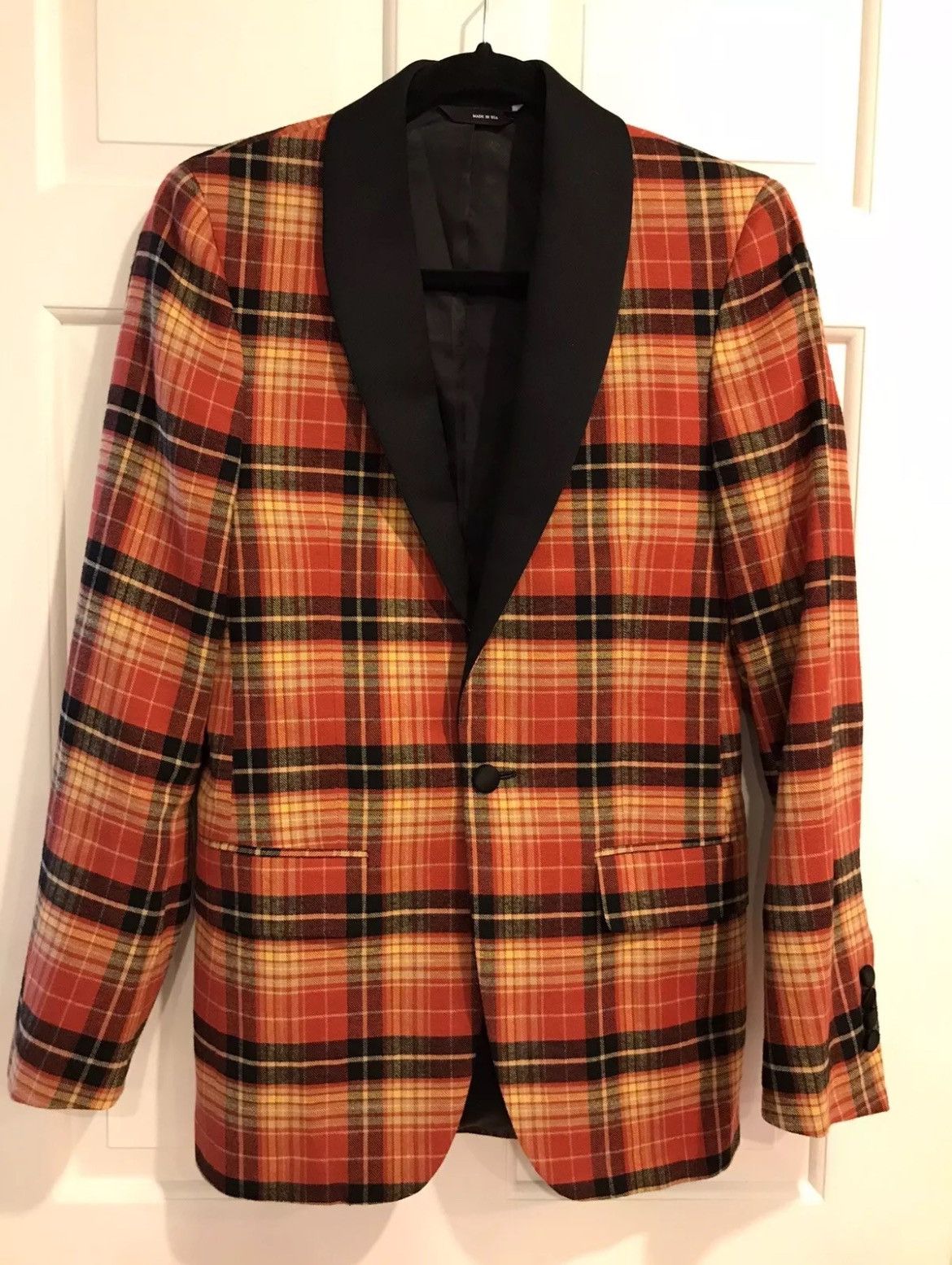 R13 R13 Shawl Lapel Tuxedo Jacket. Small Size S / US 4 / IT 40 - 1 Thumbnail